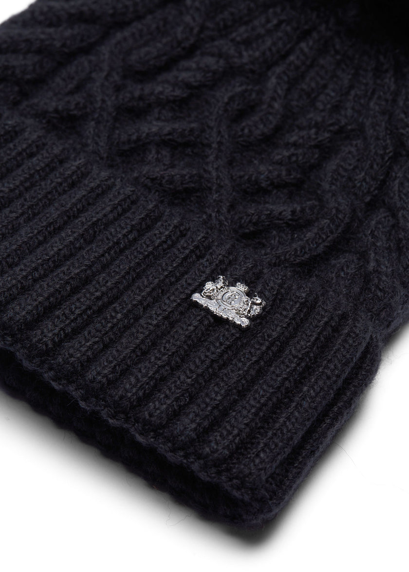 Windsor Bobble Hat (Dark Grey Marl)