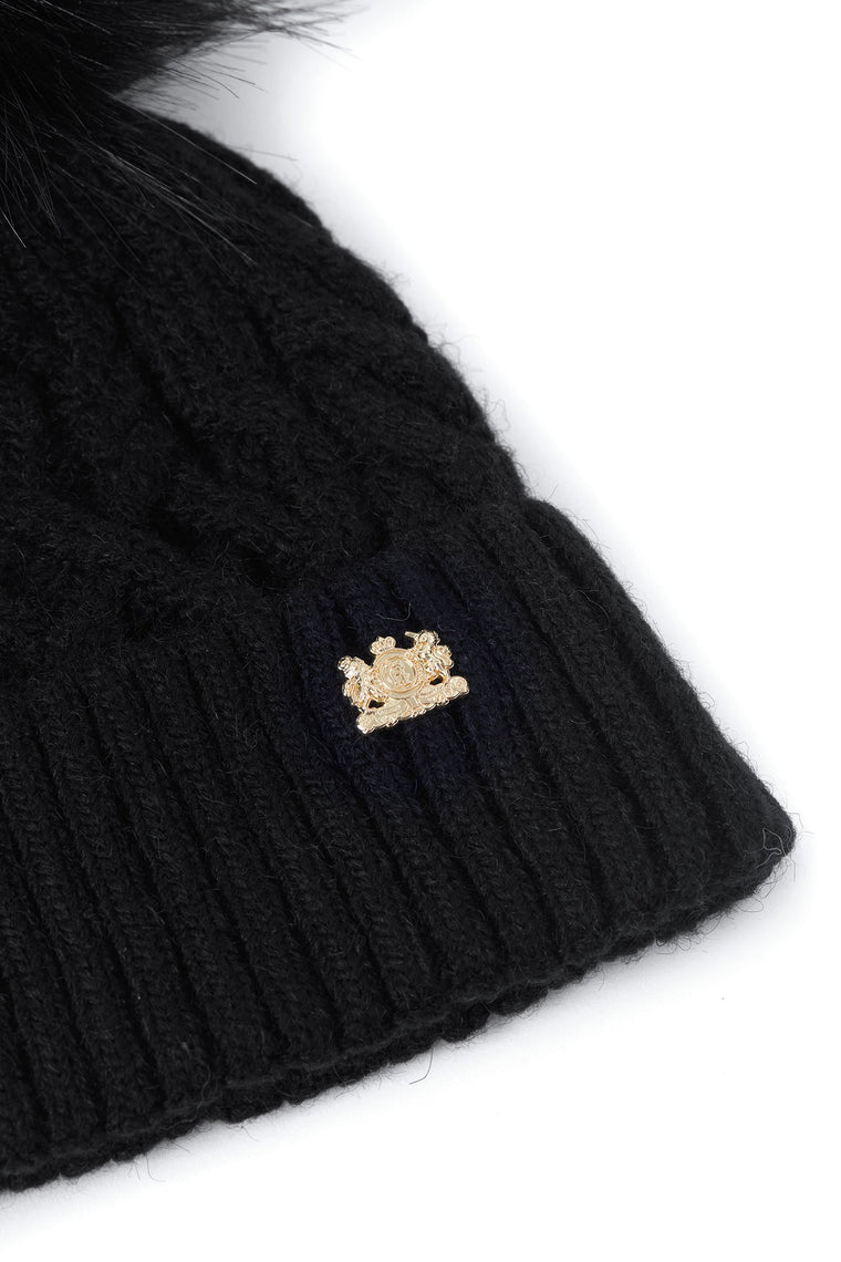 Windsor Bobble Hat (Black)