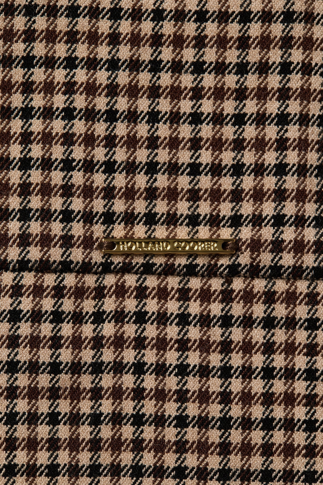 Heritage Dress (Coffee Gingham)