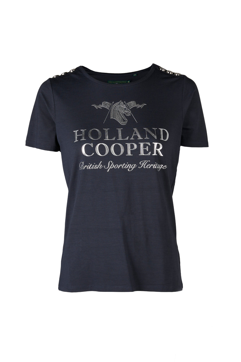 Hickstead Logo Tee (Ink Navy)