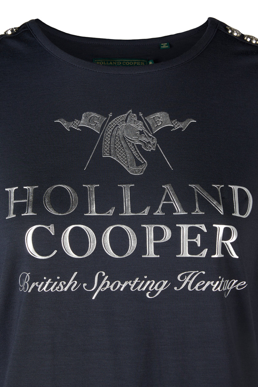 Hickstead Logo Tee (Ink Navy)