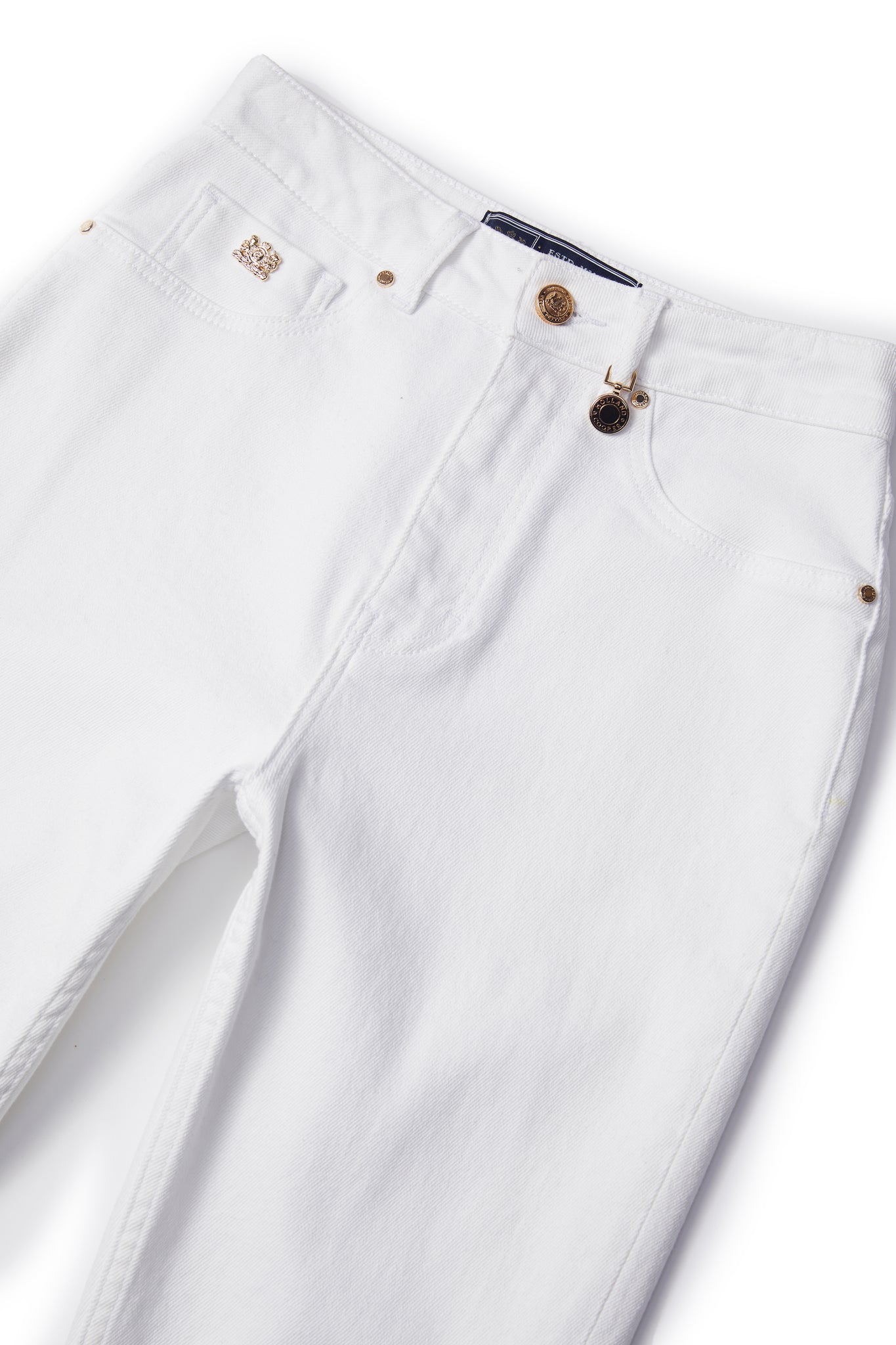 High Rise Slim Jean (White)