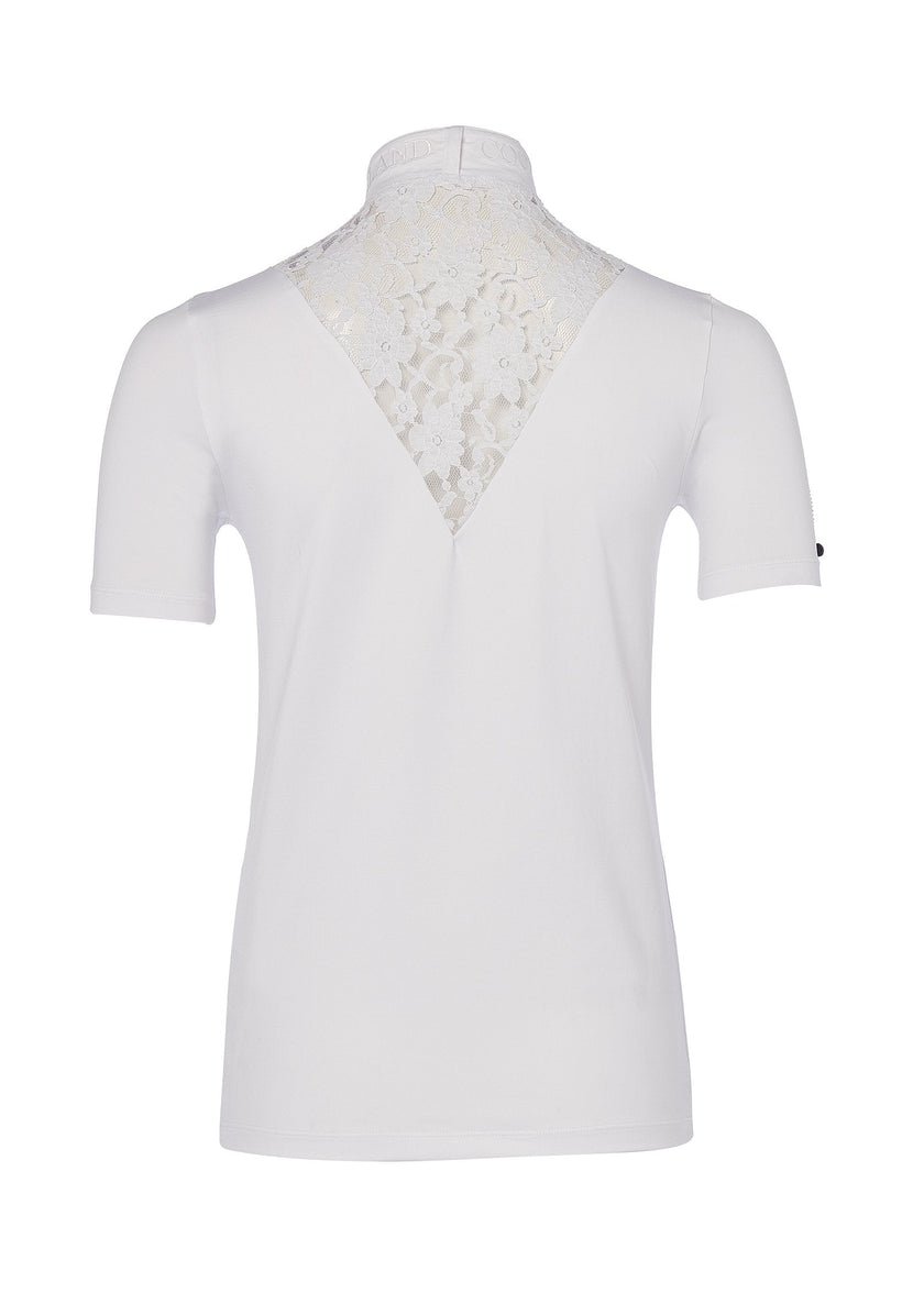 Lace Short Sleeve Base Layer (Ice White)