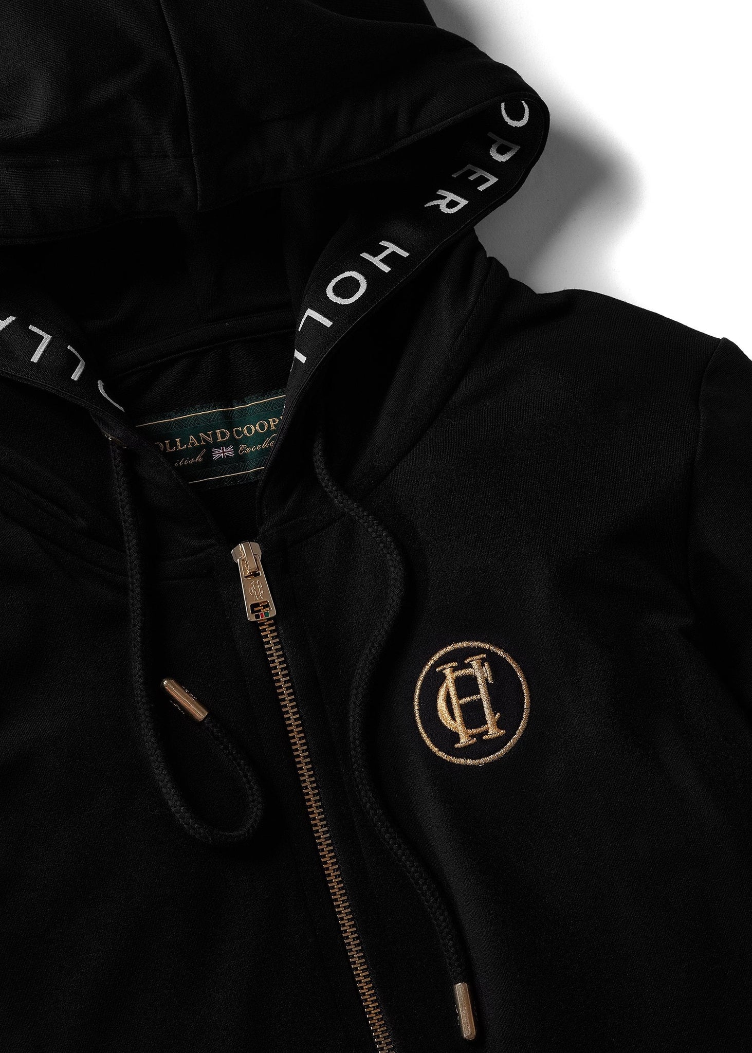 Zip Lounge Hoodie (Black)