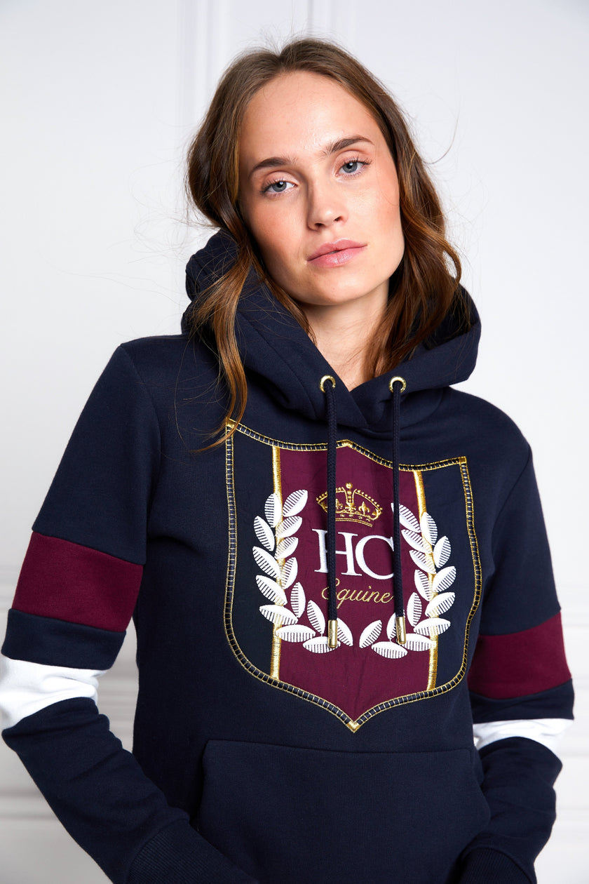 Crested Hoodie (Ink Navy)