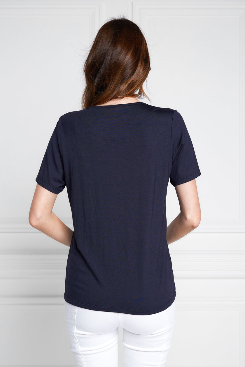 Heritage Laurel Tee (Ink Navy)