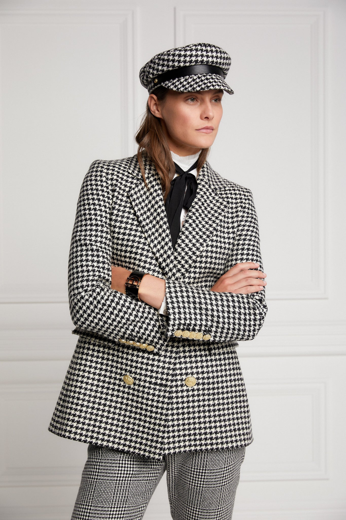 Bretton Hat (Houndstooth)