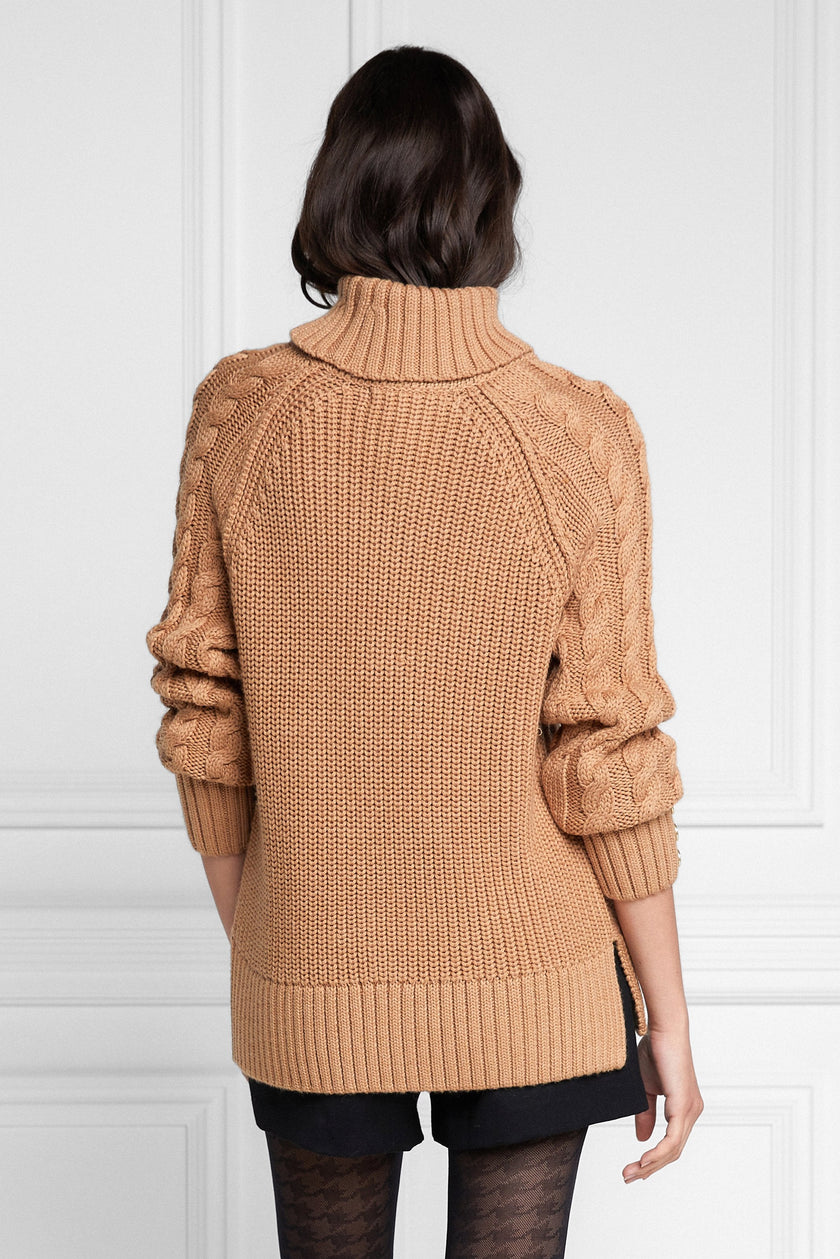 Greenwich Cable Knit (Camel)