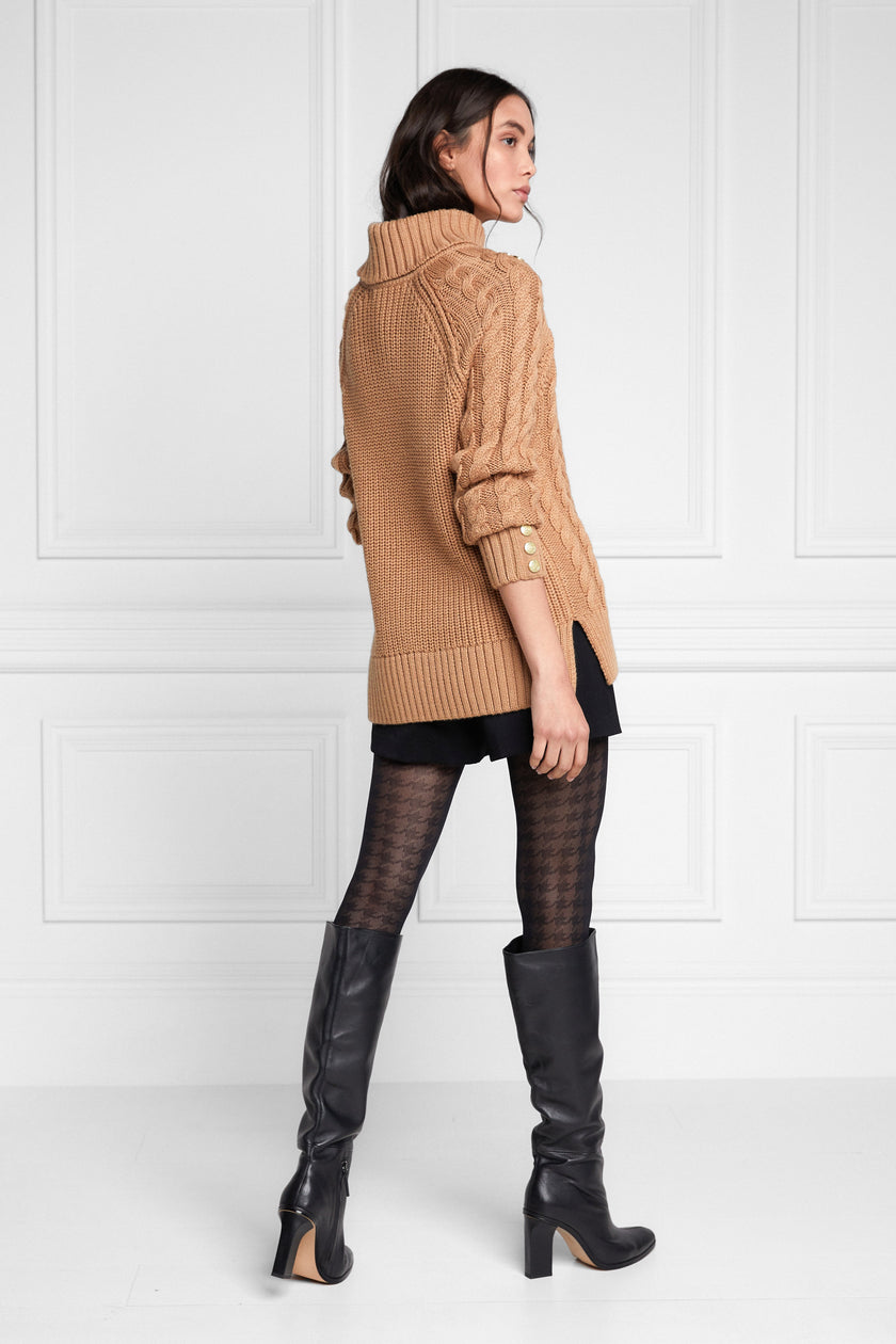 Greenwich Cable Knit (Camel)