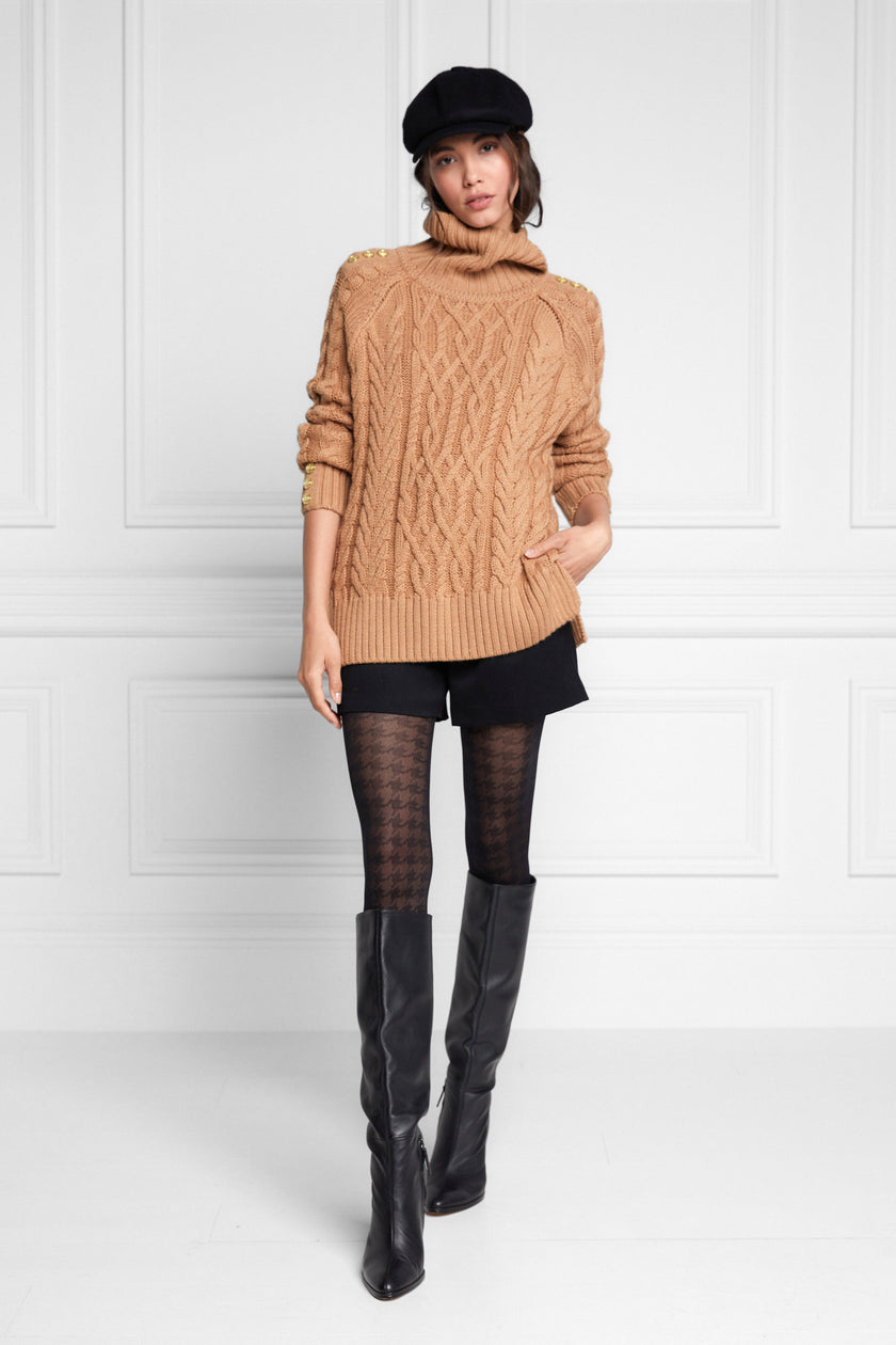 Greenwich Cable Knit (Camel)