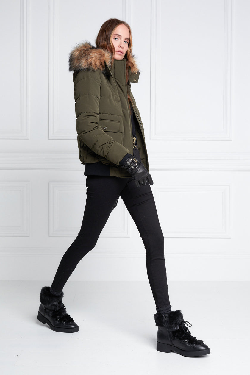 Ventina Puffer (Khaki)