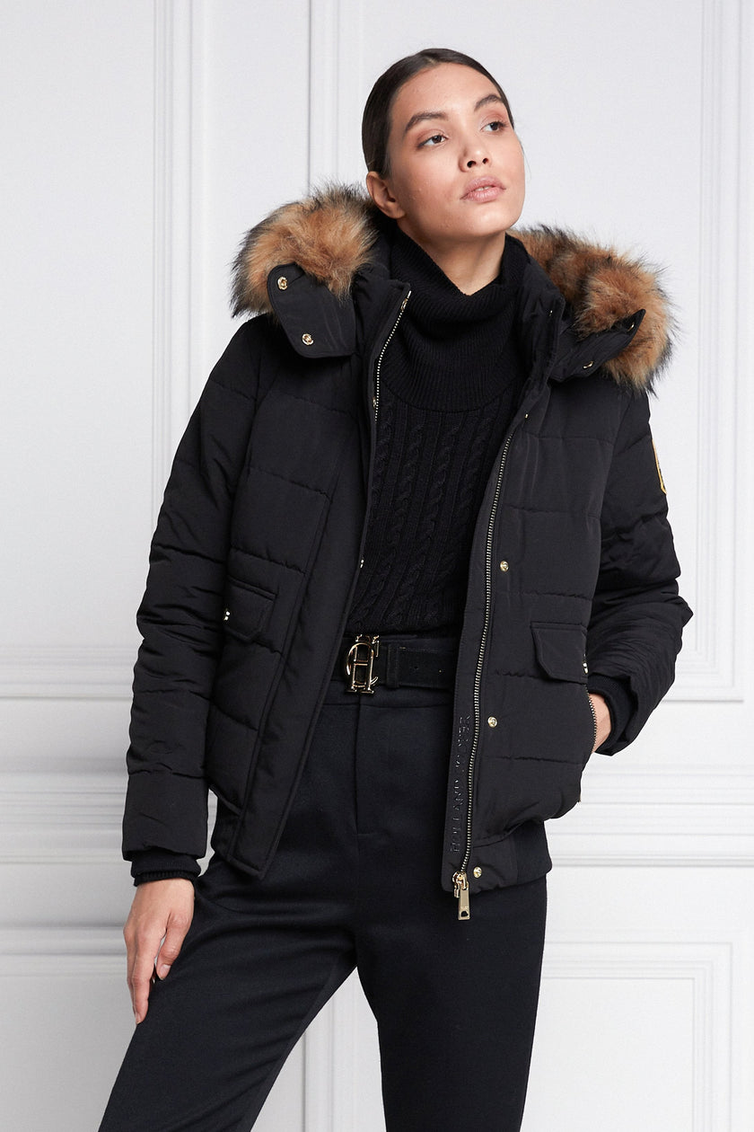 Ventina Puffer (Black)