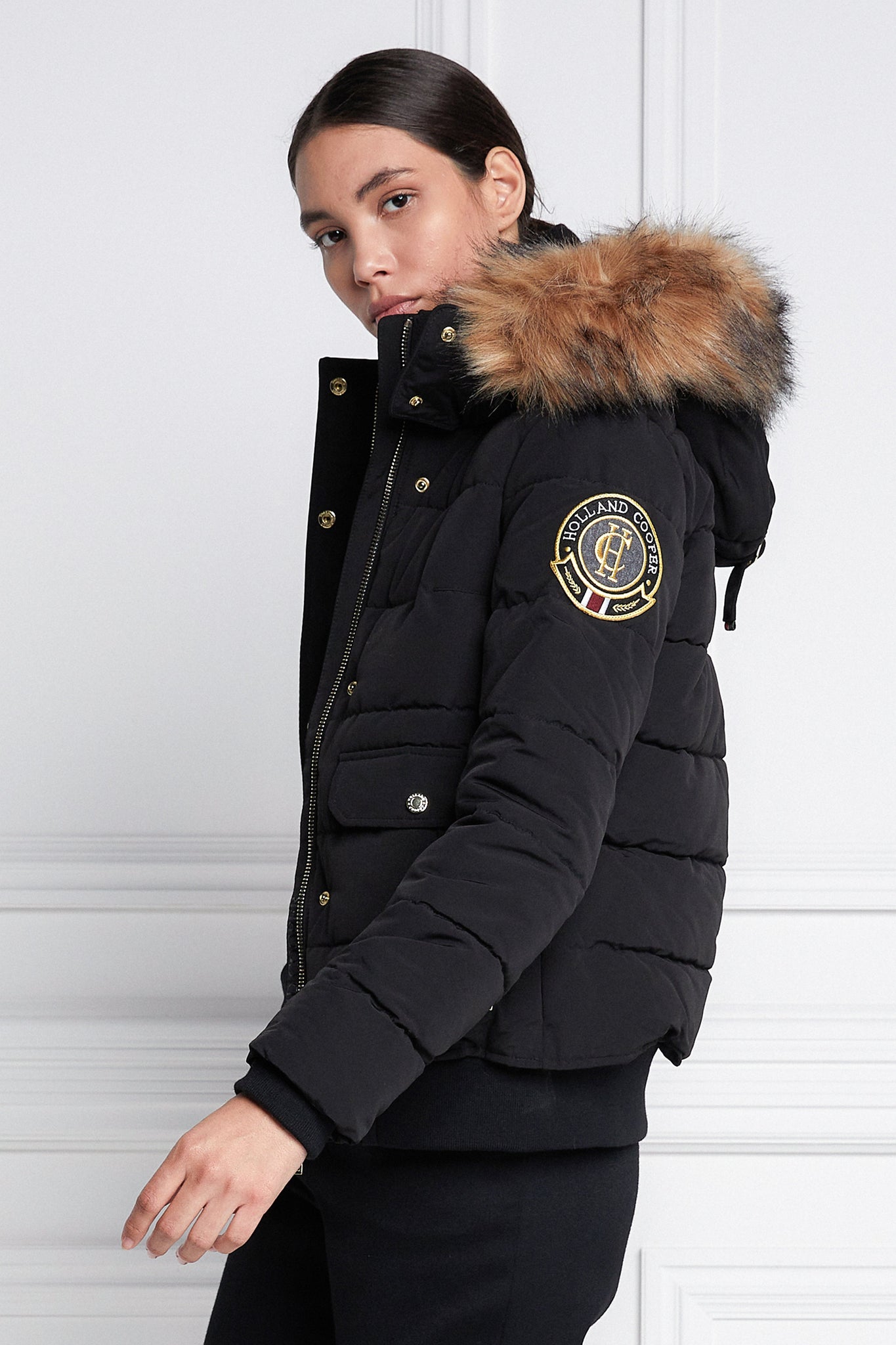 Ventina Puffer (Black)