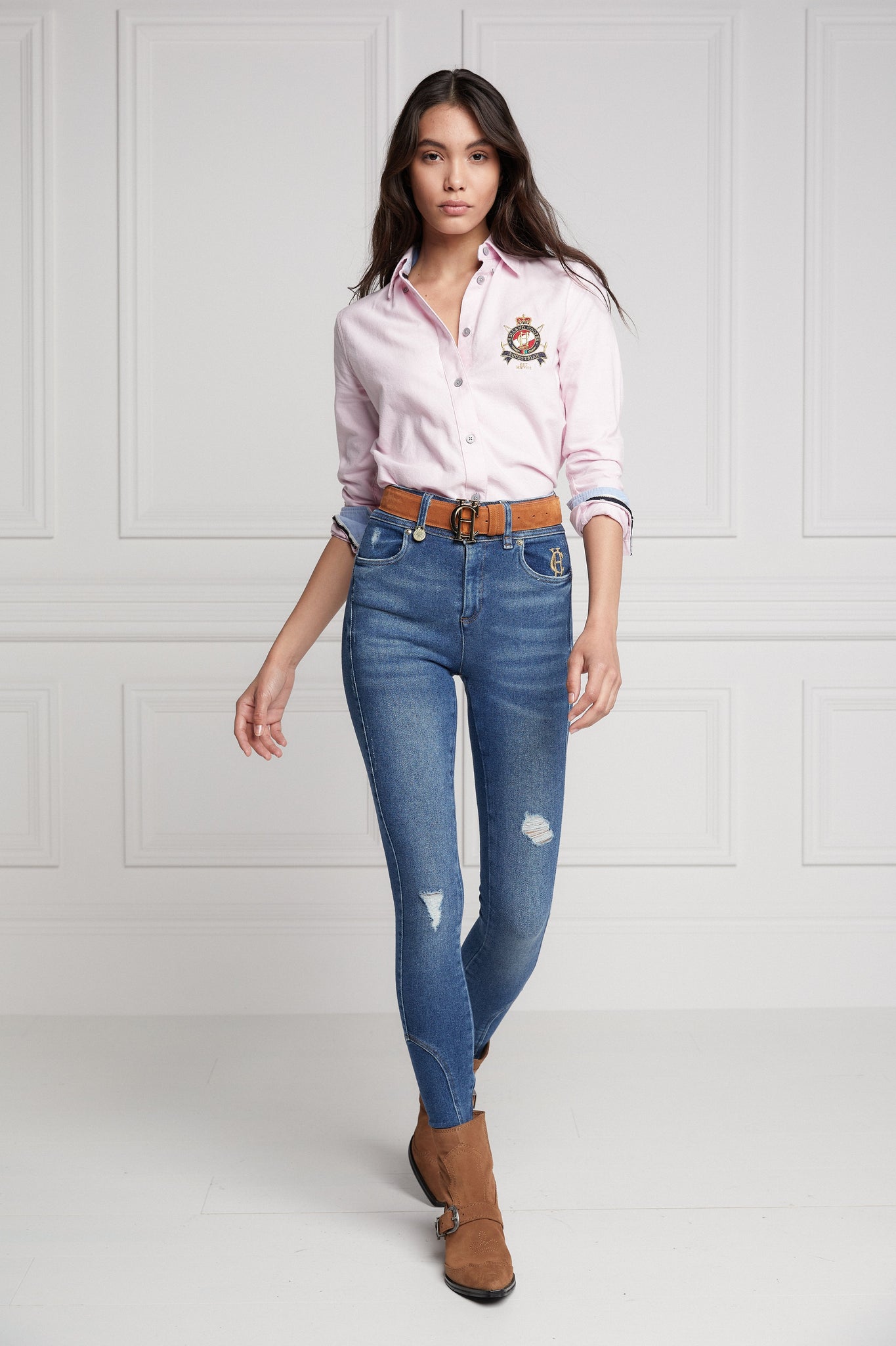 Classic Oxford Shirt (Ice Pink)