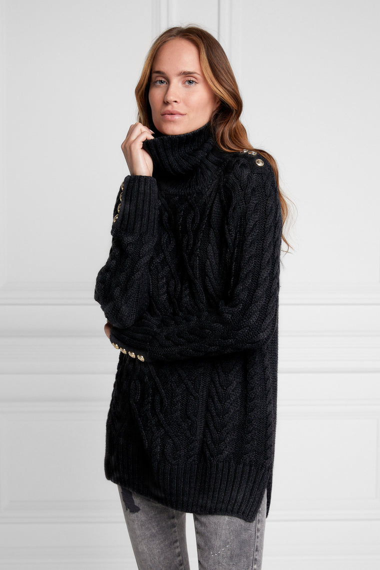 Greenwich Cable Knit (Black)