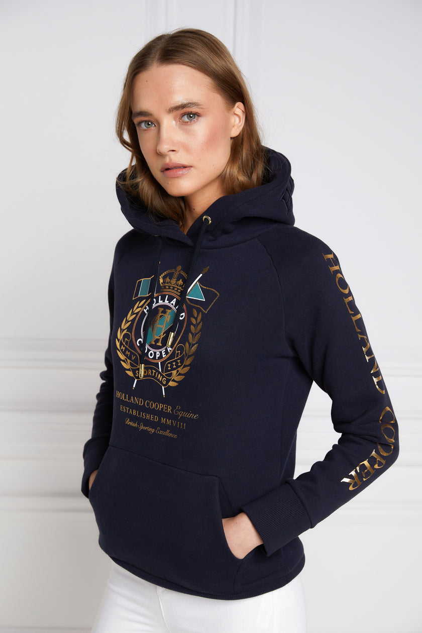 Sporting Crest Hoodie (Ink Navy)