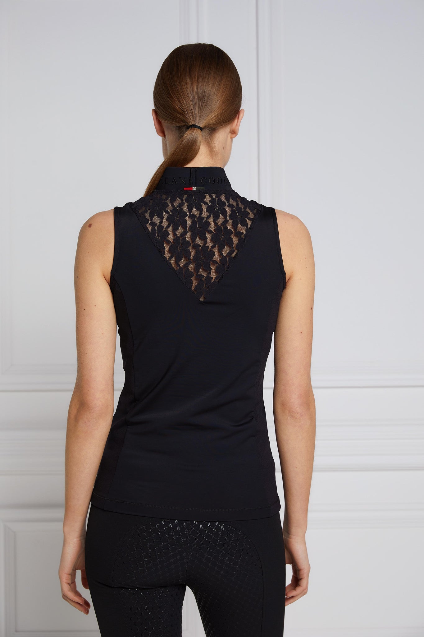 Sleeveless Lace Base Layer (Black)