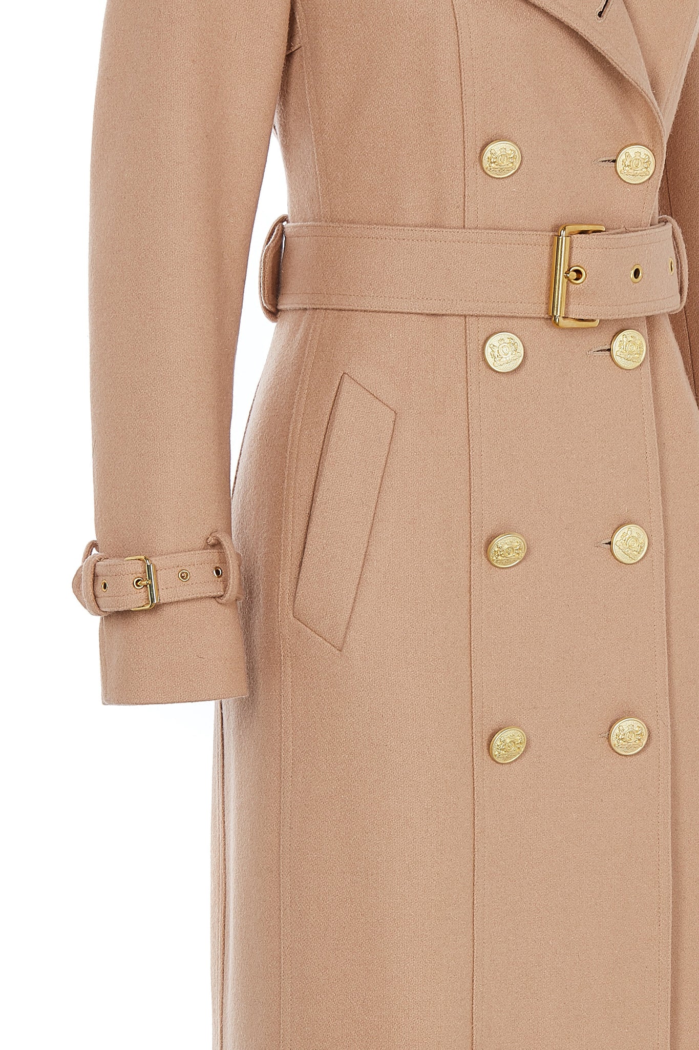 Full Length Marlborough Trench Coat (Camel)