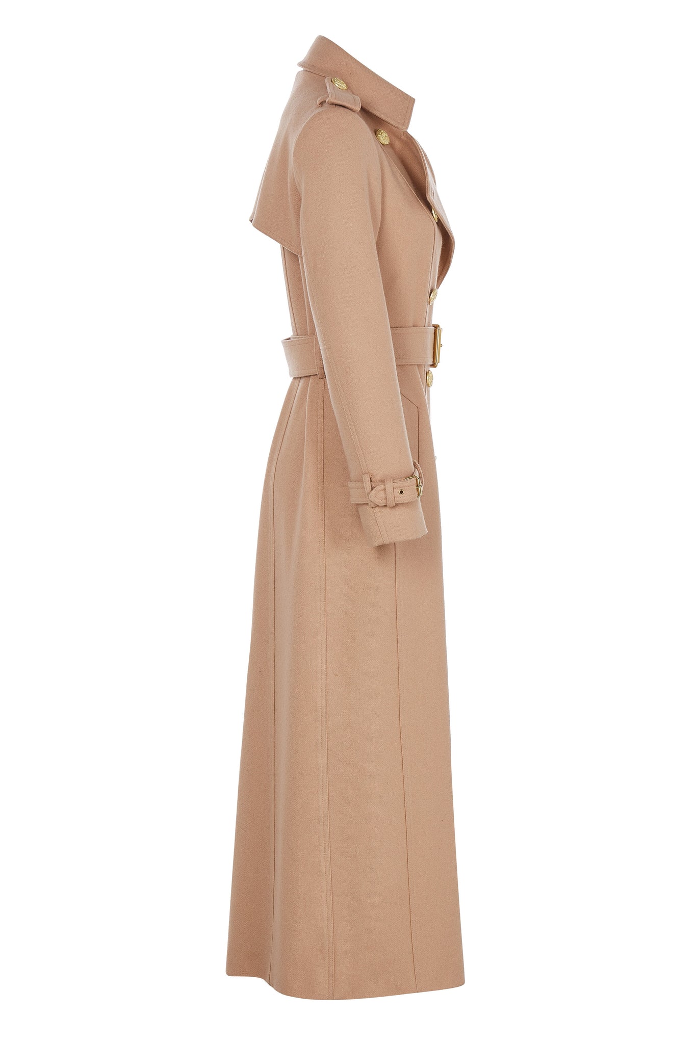 Full Length Marlborough Trench Coat (Camel)