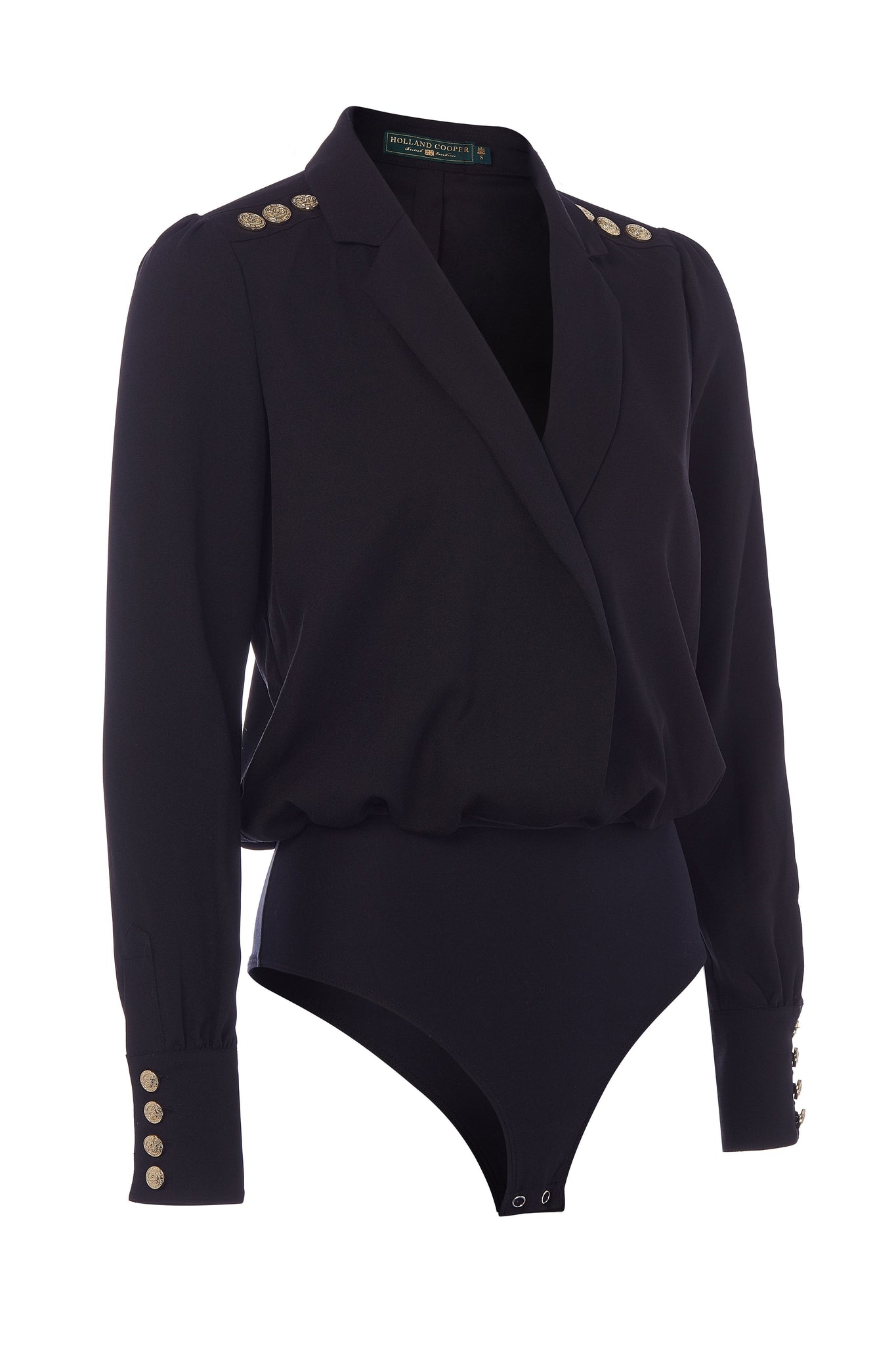 Shirt Bodysuit (Black)