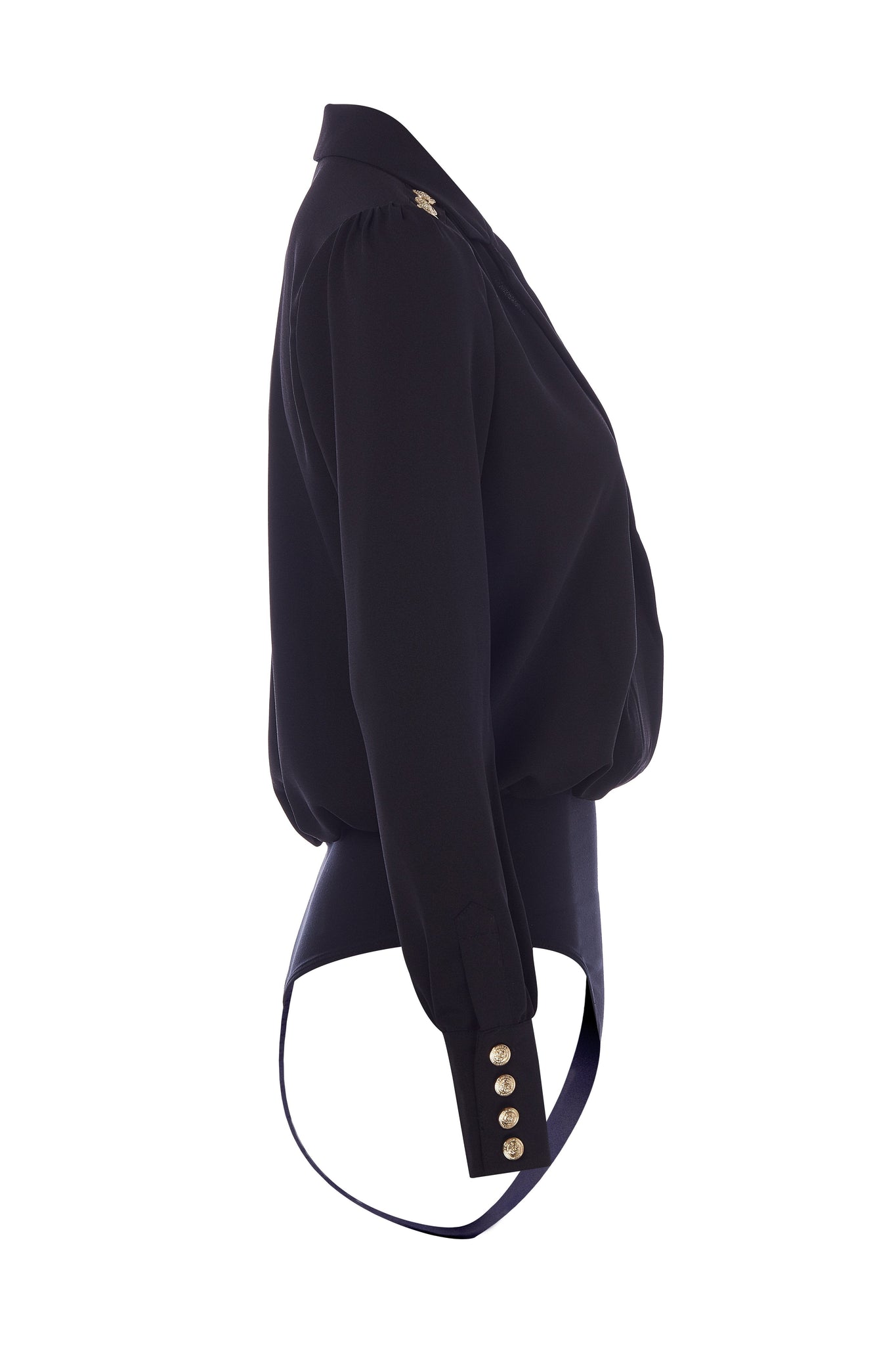 Shirt Bodysuit (Black)