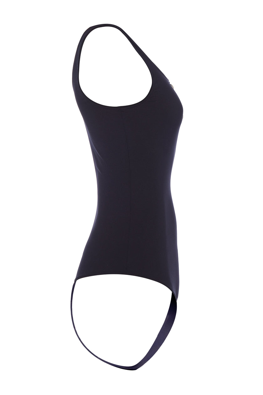 Vest Bodysuit (Black)