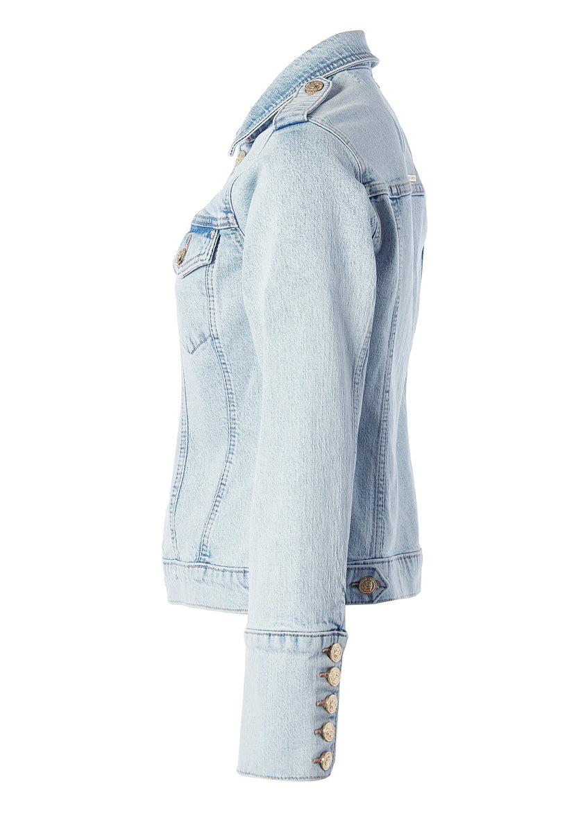 Iconic Denim Jacket (Light Stone Wash)