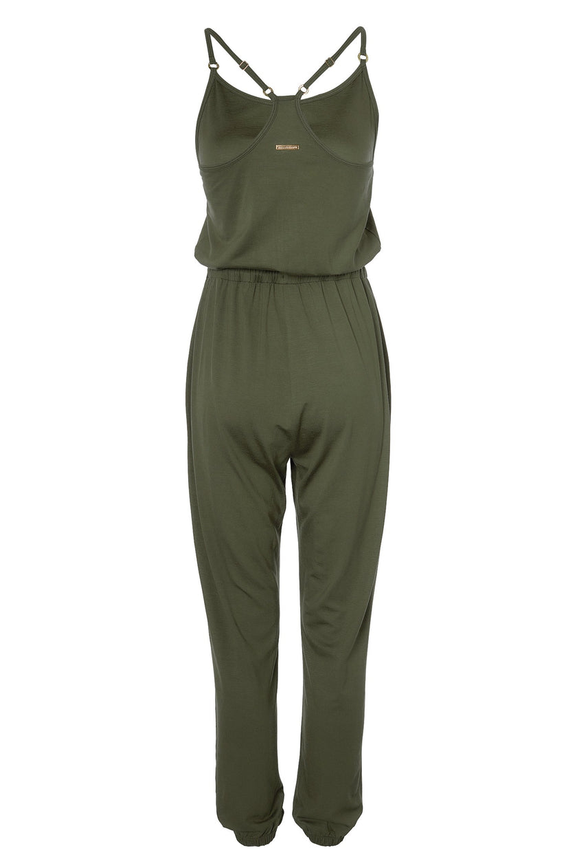 Iconic Jersey Jumpsuit (Khaki)