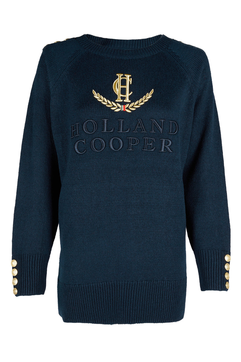 Iconic Logo Knit (Ink Navy)