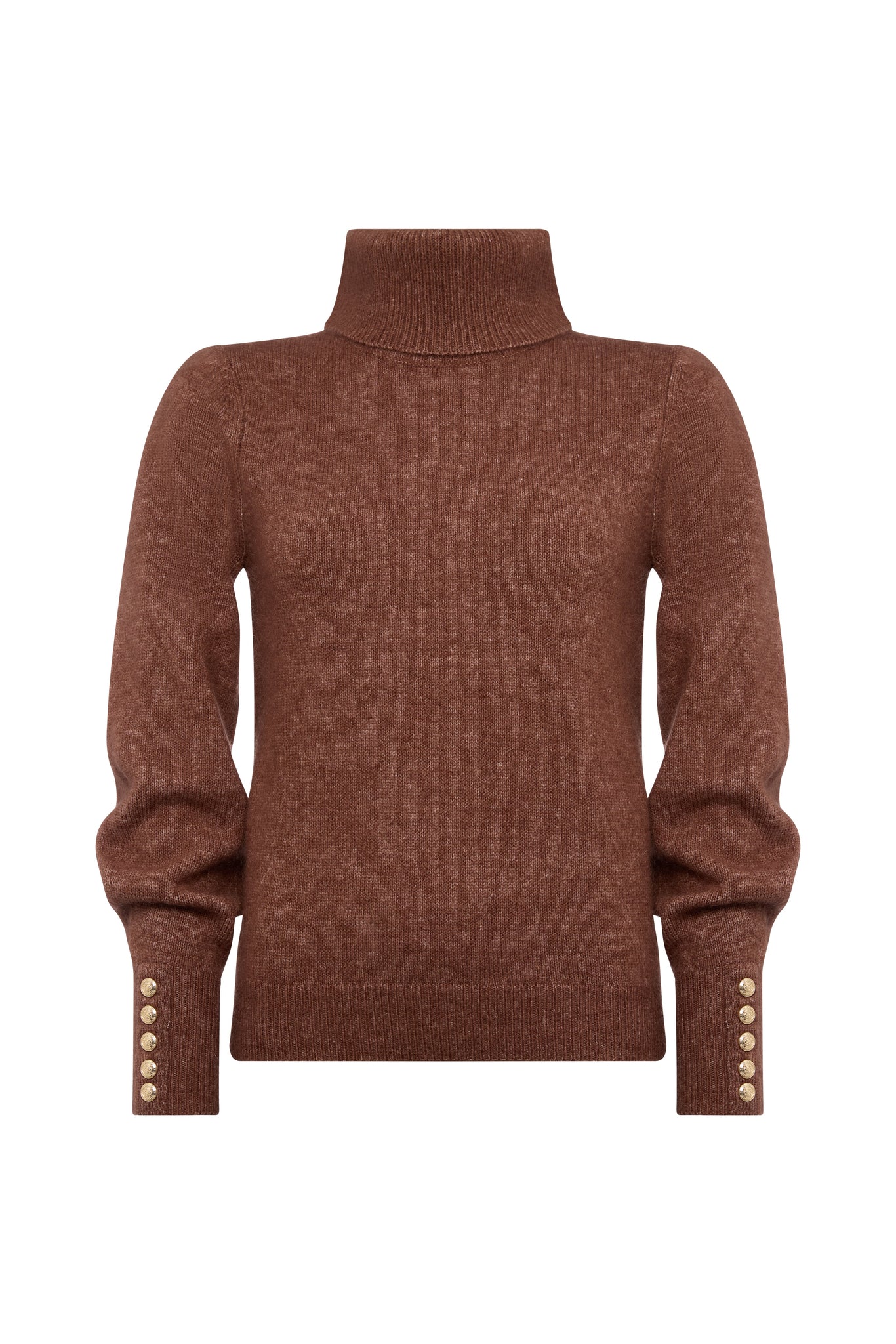 Isla Roll Neck Knit (Latte)