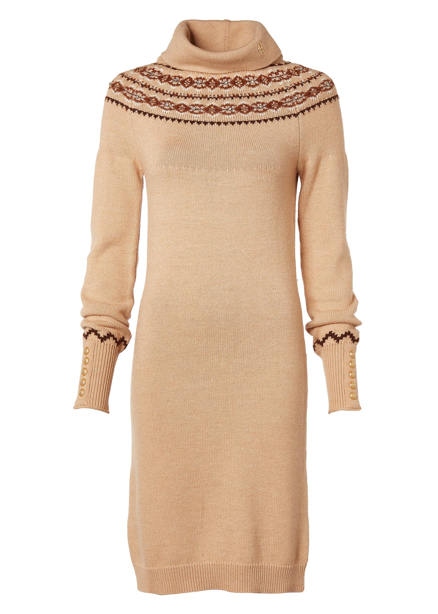 Jennifer Knit Dress (Camel)