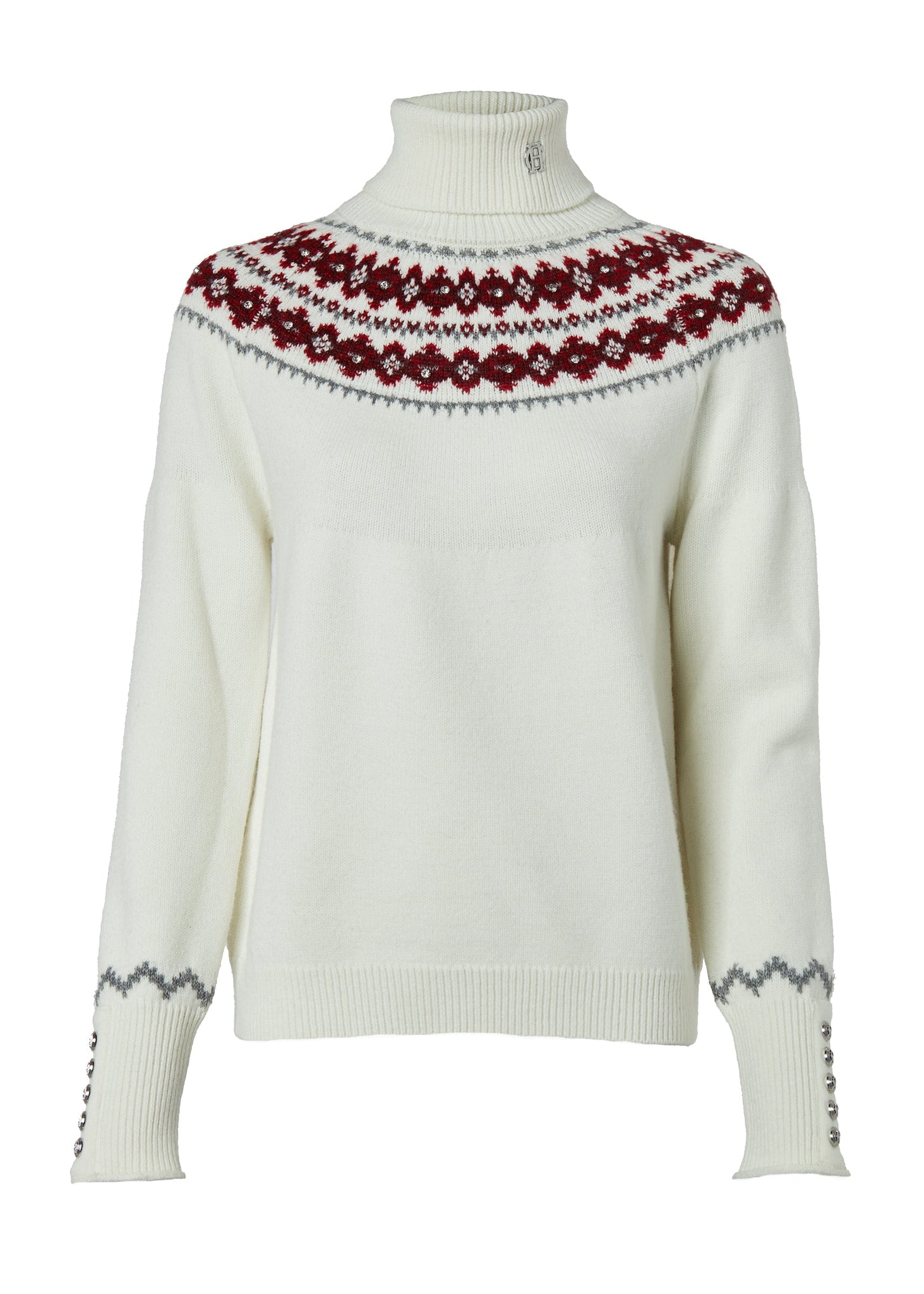 Jennifer Roll Neck Knit (Natural)