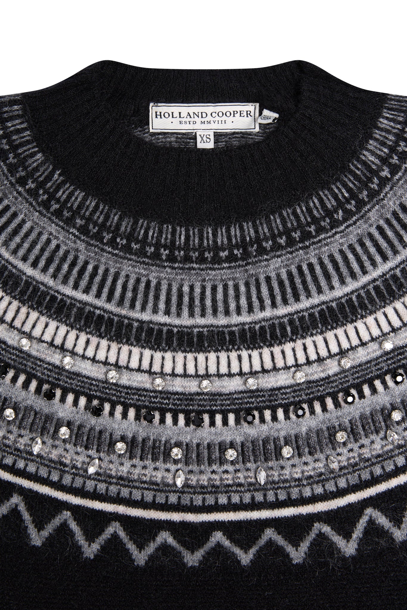 Jasmine Crew Neck Knit (Black)