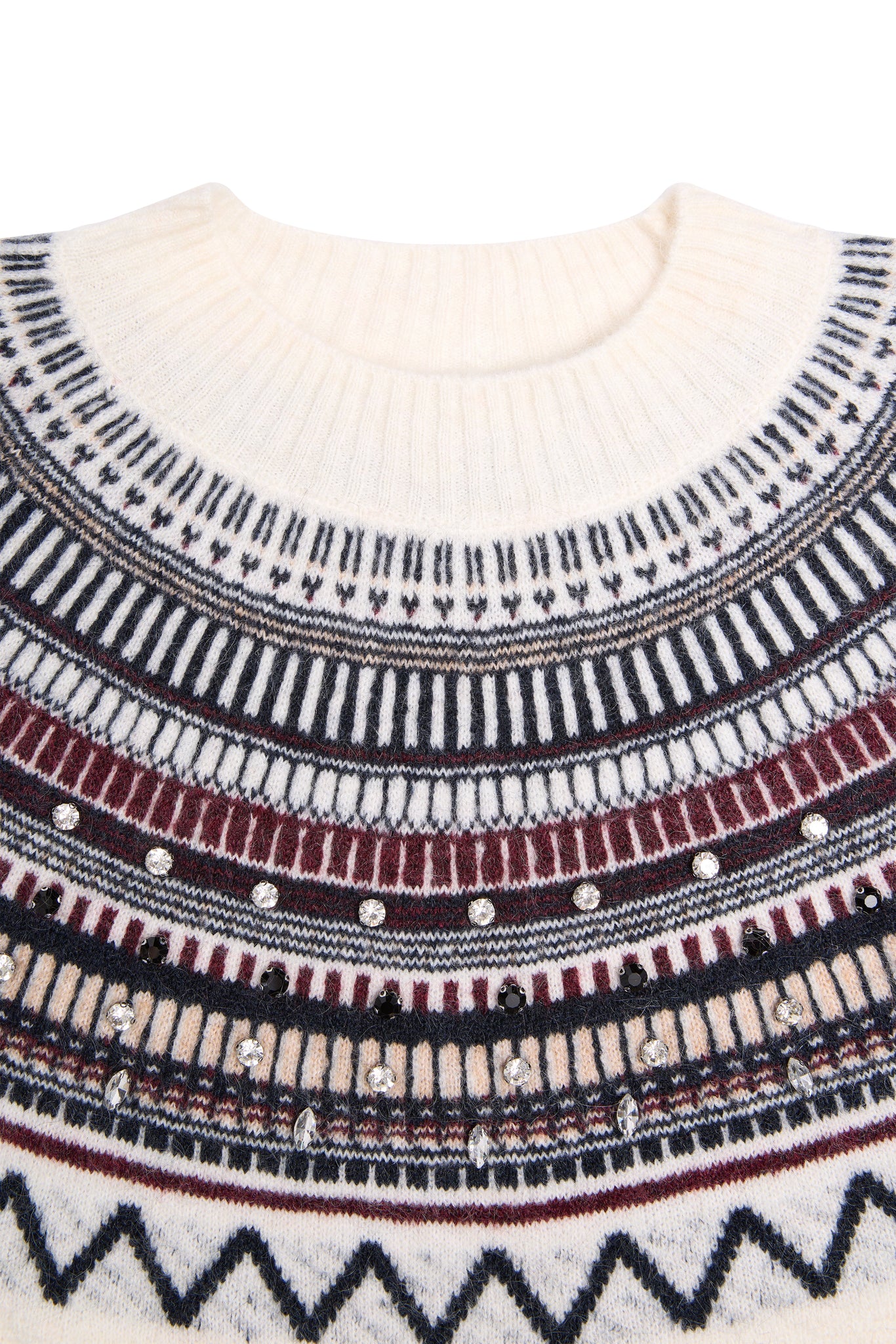 Jasmine Crew Neck Knit (Natural)