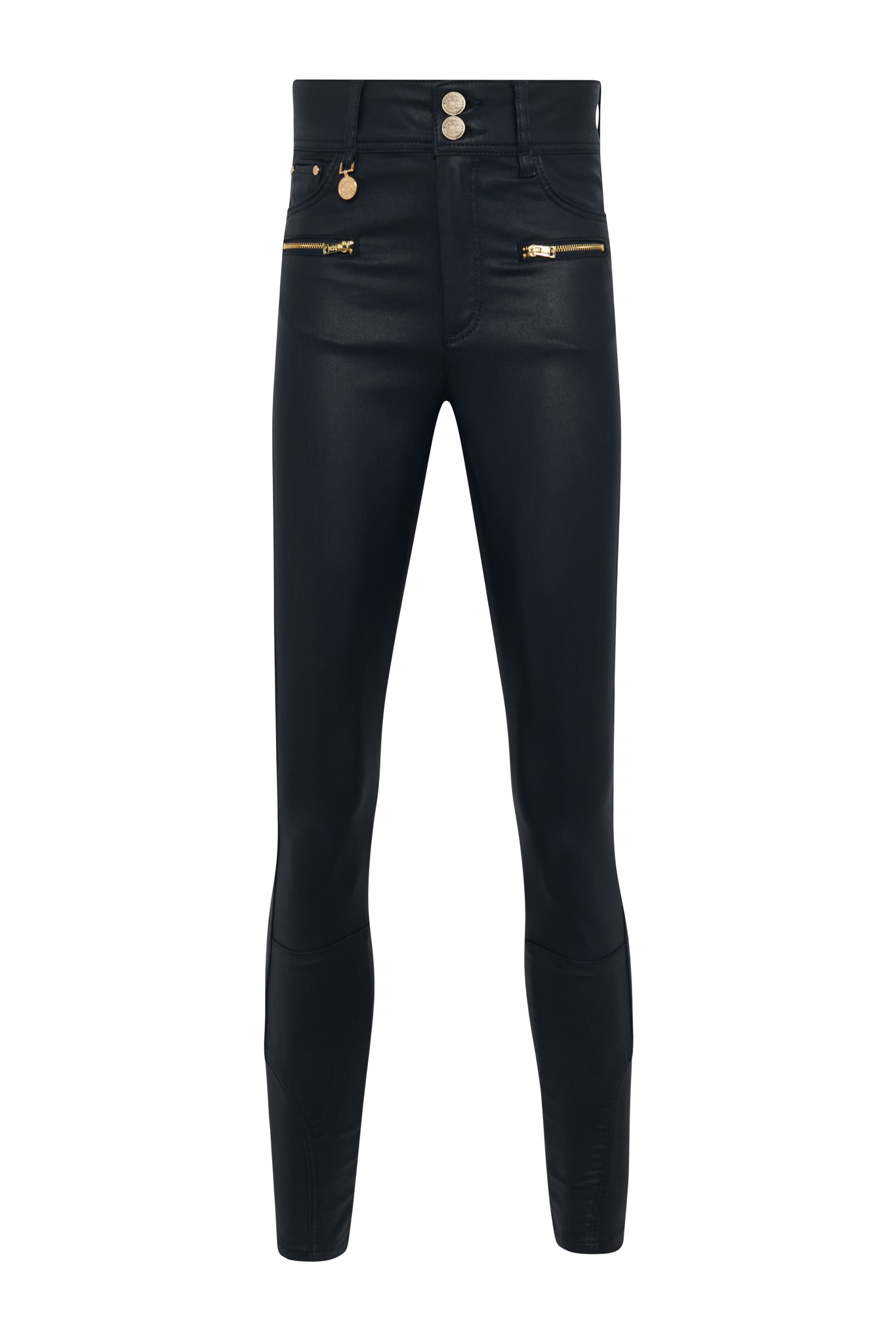 Coated Jodhpur Jean (Black)