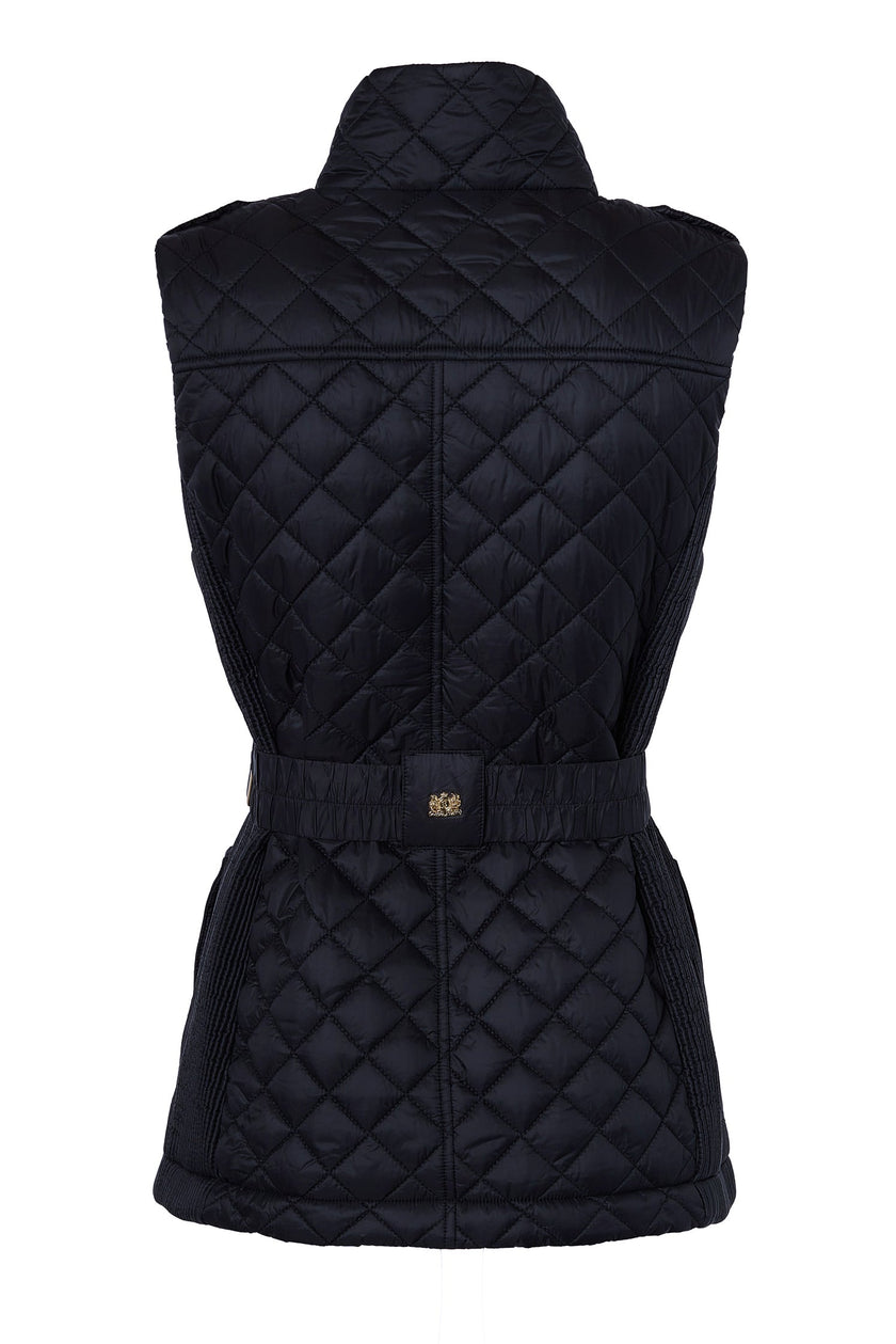 Juliana Belted Gilet (Black)