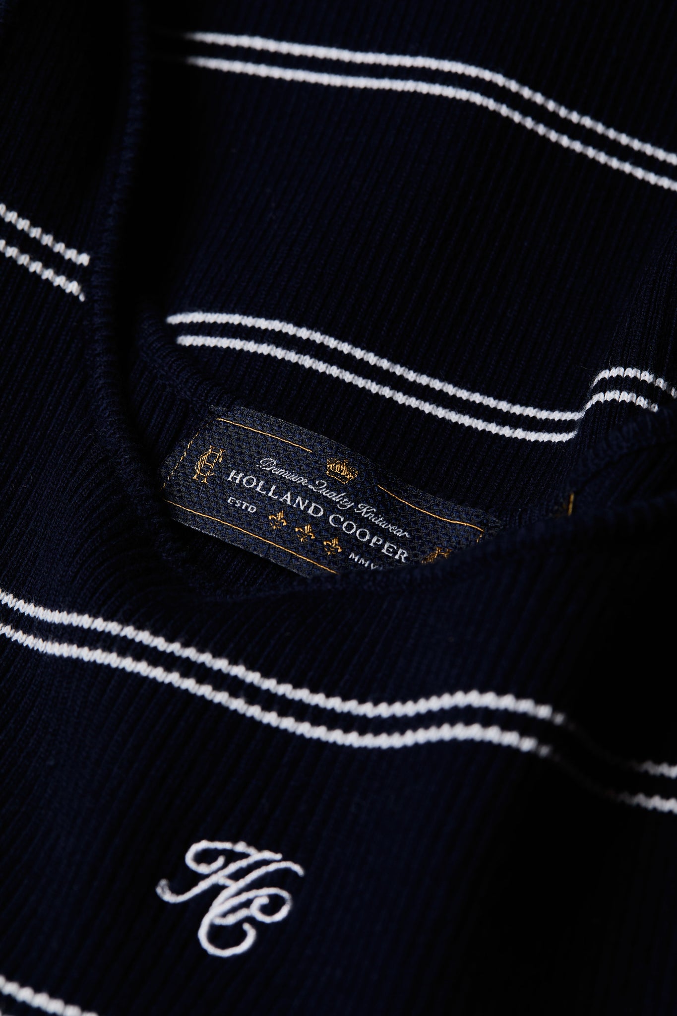 Juliet Maxi Dress (Ink Navy Stripe)