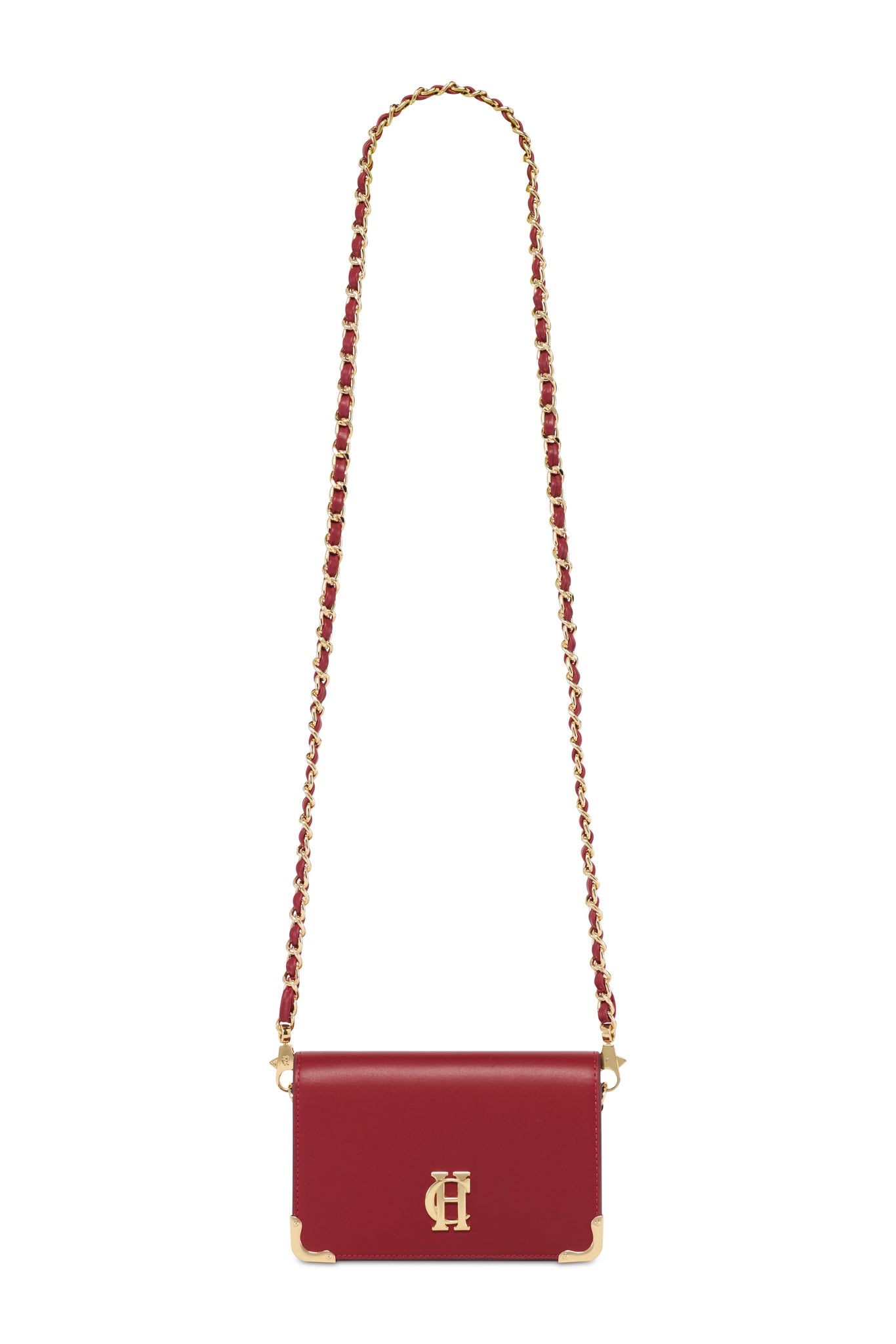 Kensington Crossbody Bag (Deep Red Leather)