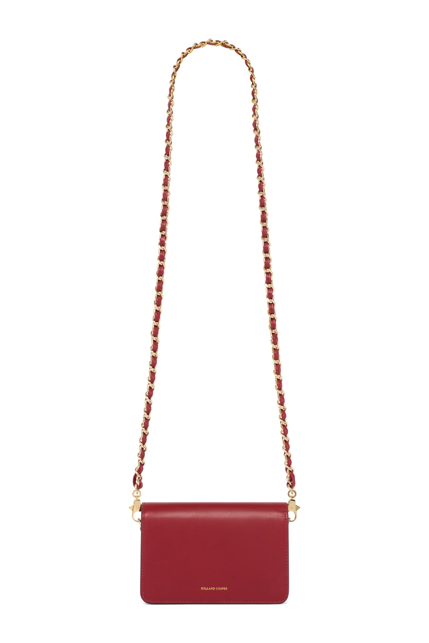 Kensington Crossbody Bag (Deep Red Leather)