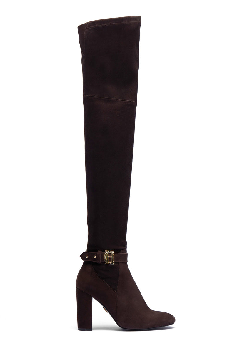 Sloane Over The Knee Boot (Chocolate)