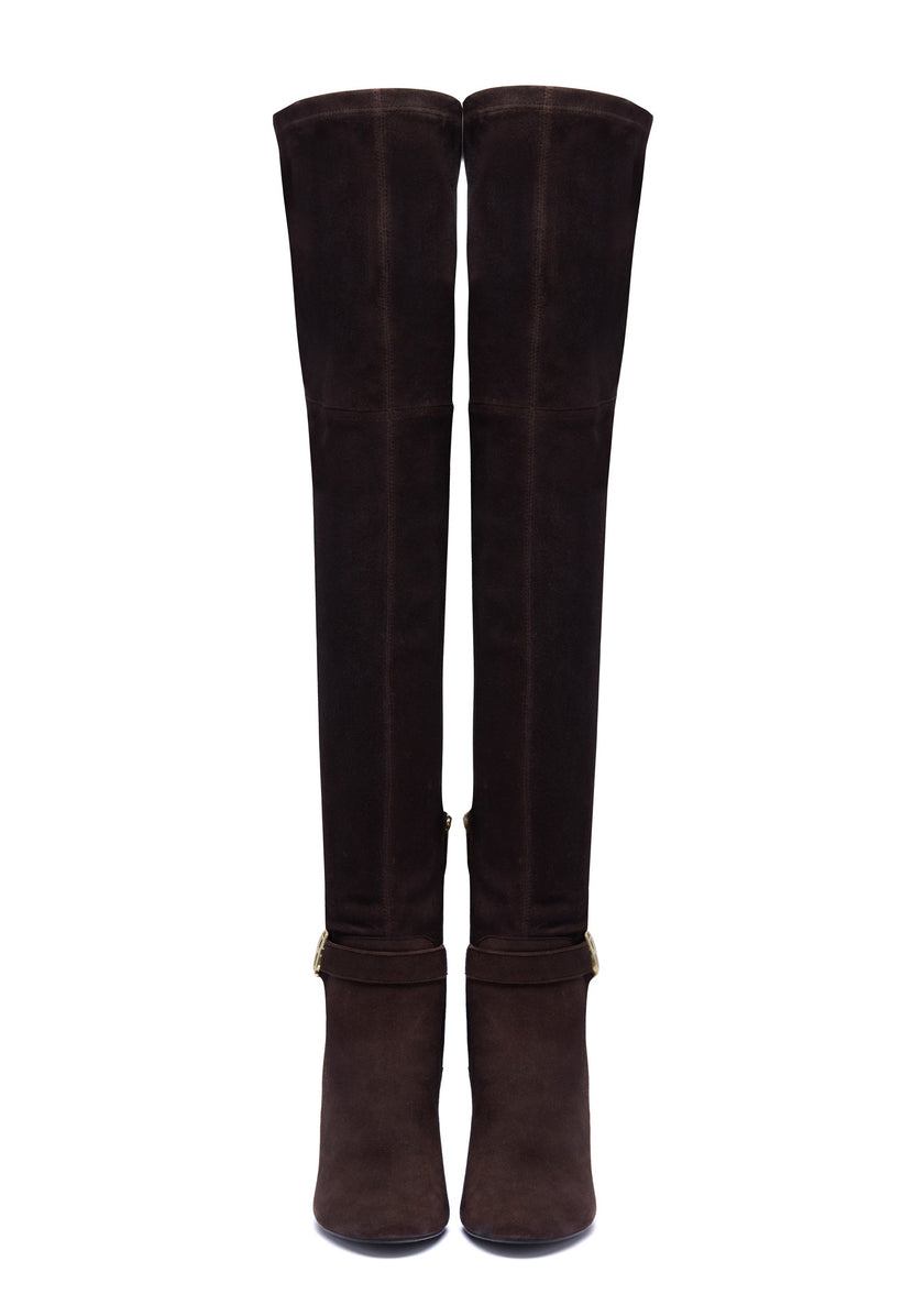 Sloane Over The Knee Boot (Chocolate)