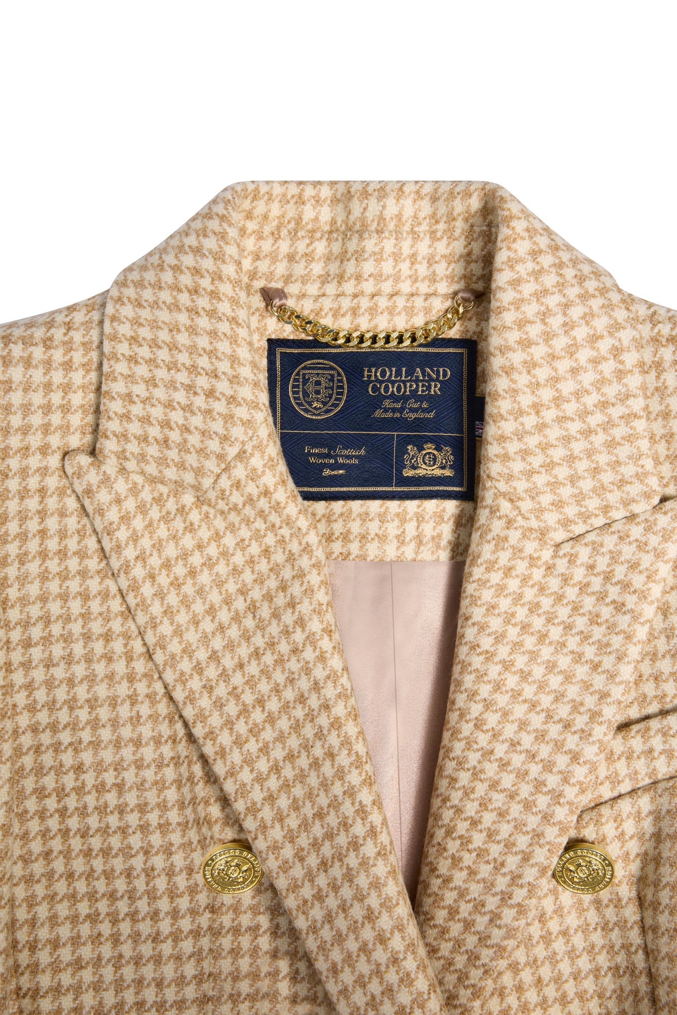 Knightsbridge Blazer (Camel Puppy Tooth)