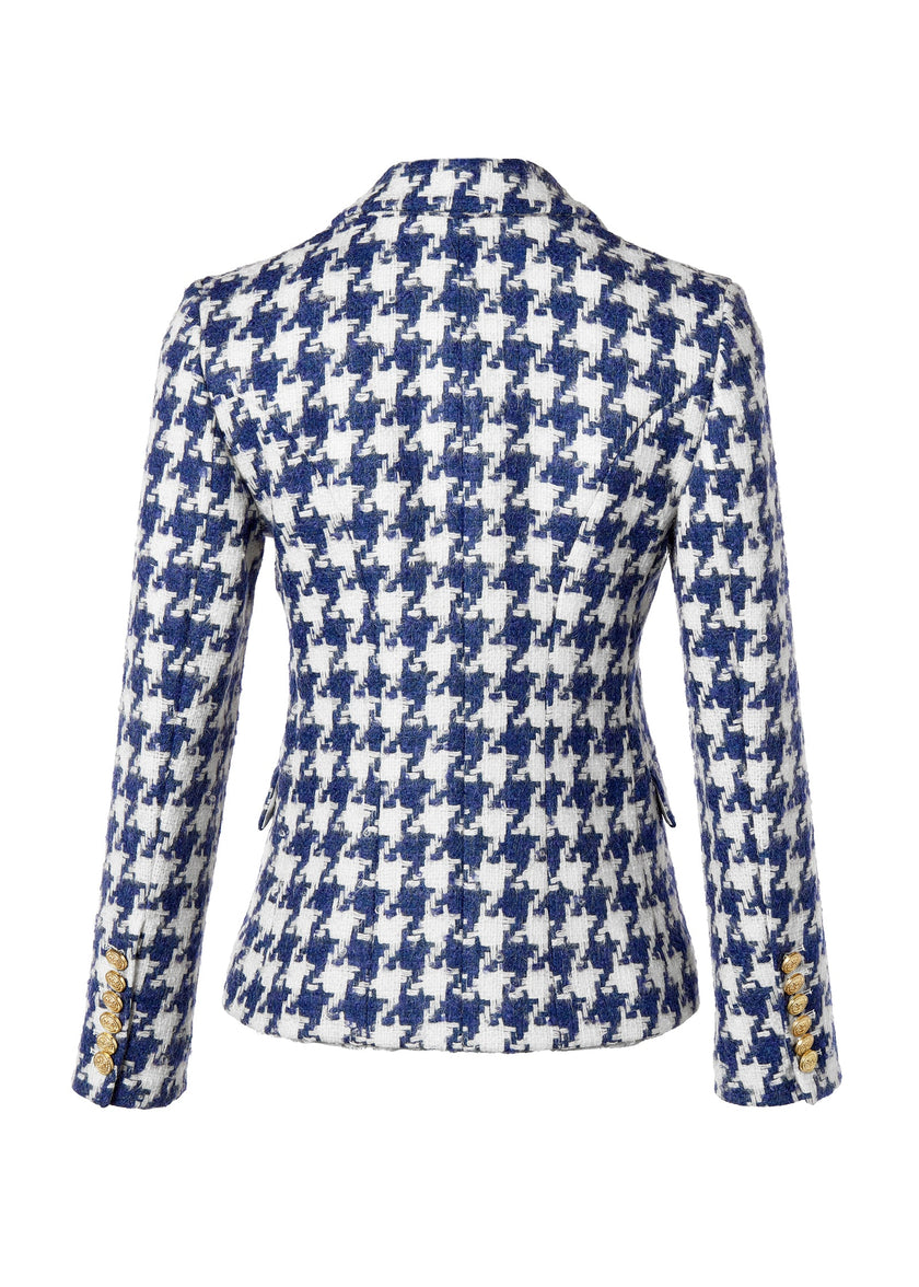 Knightsbridge Blazer (Large Scale Navy Houndstooth)