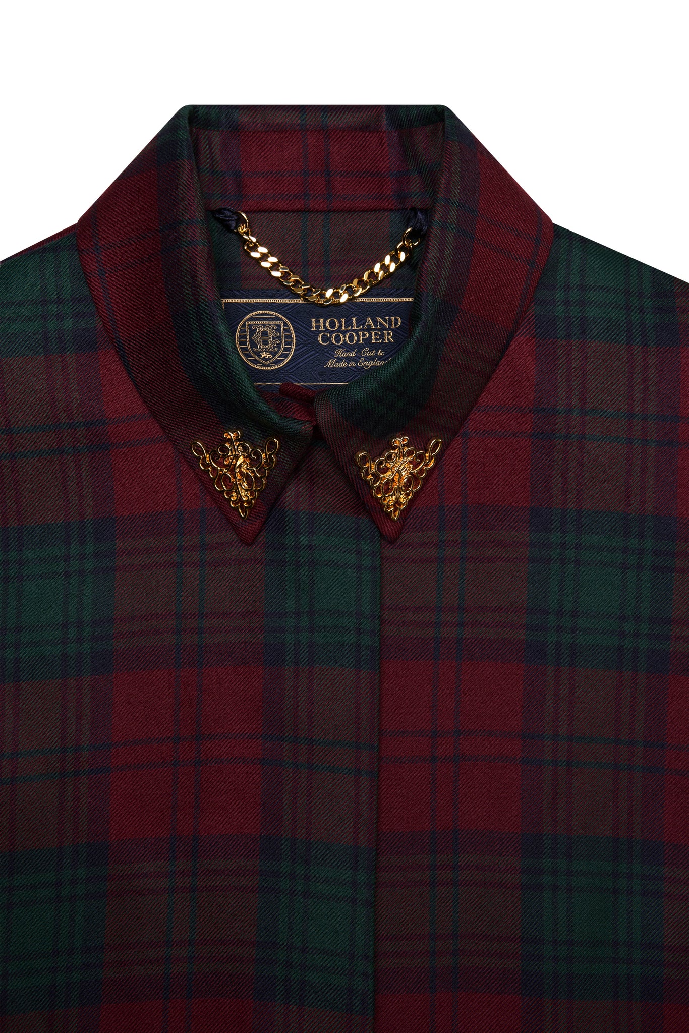 Knightsbridge Cape (Mulberry Tartan)