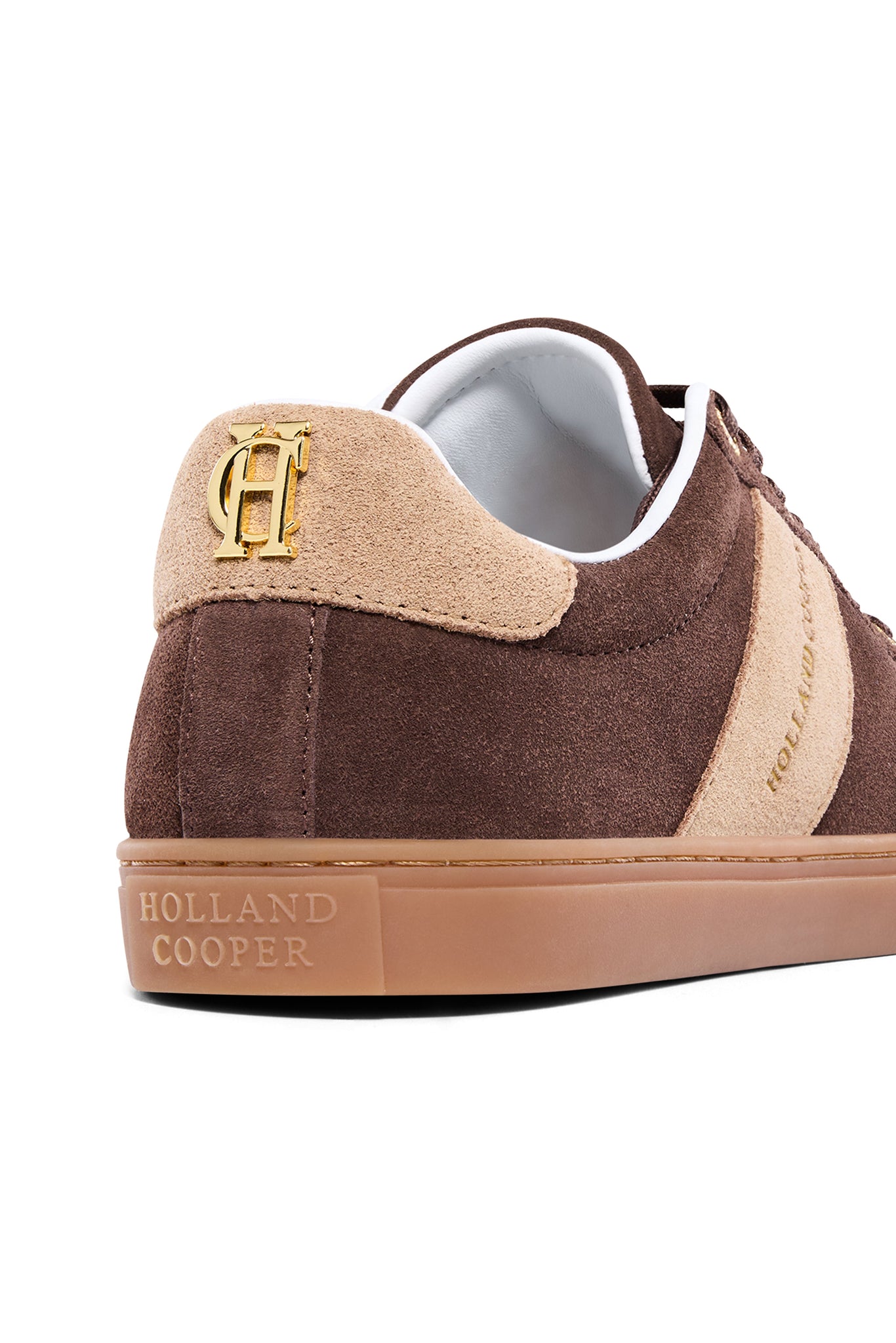 Knightsbridge Court Trainer (Dark Chocolate Taupe)