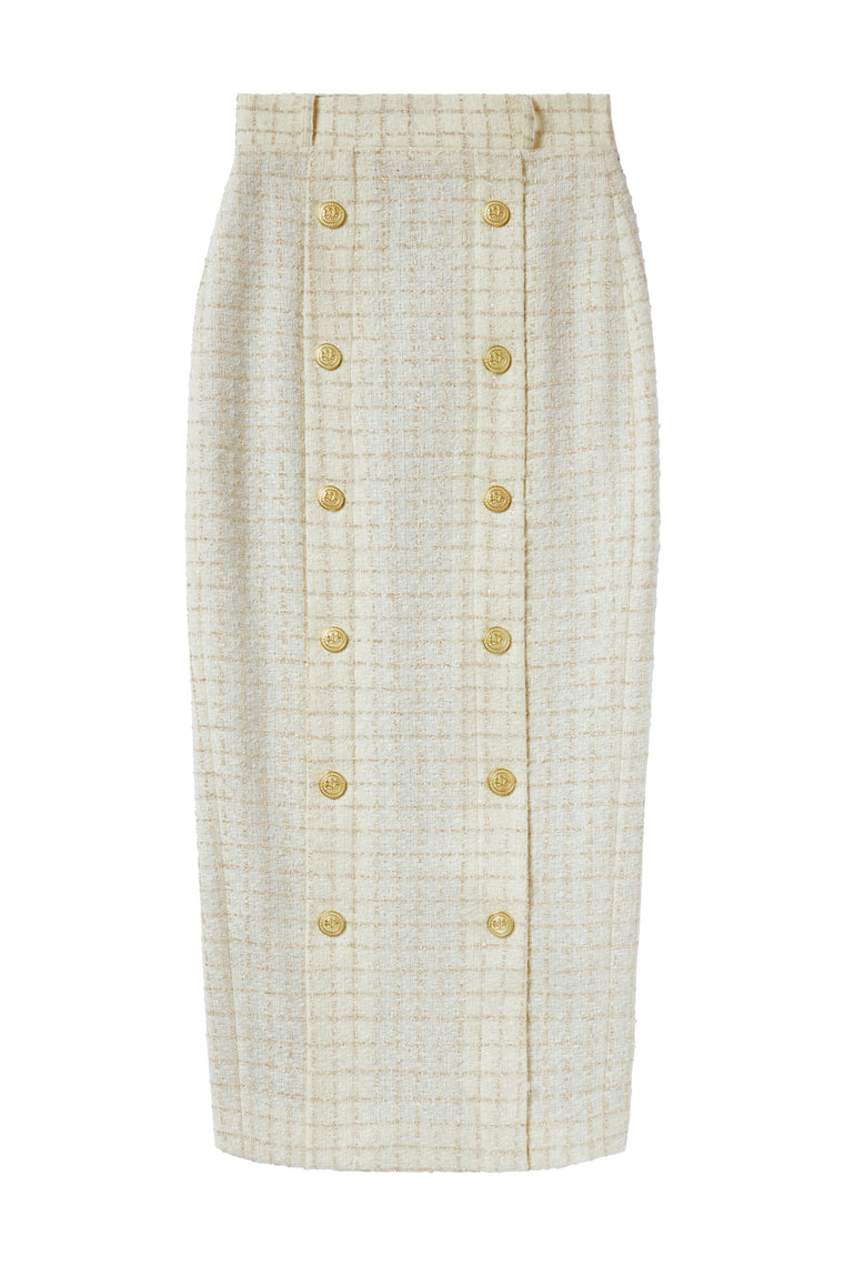 The Ivory Sparkle Tweed Suit