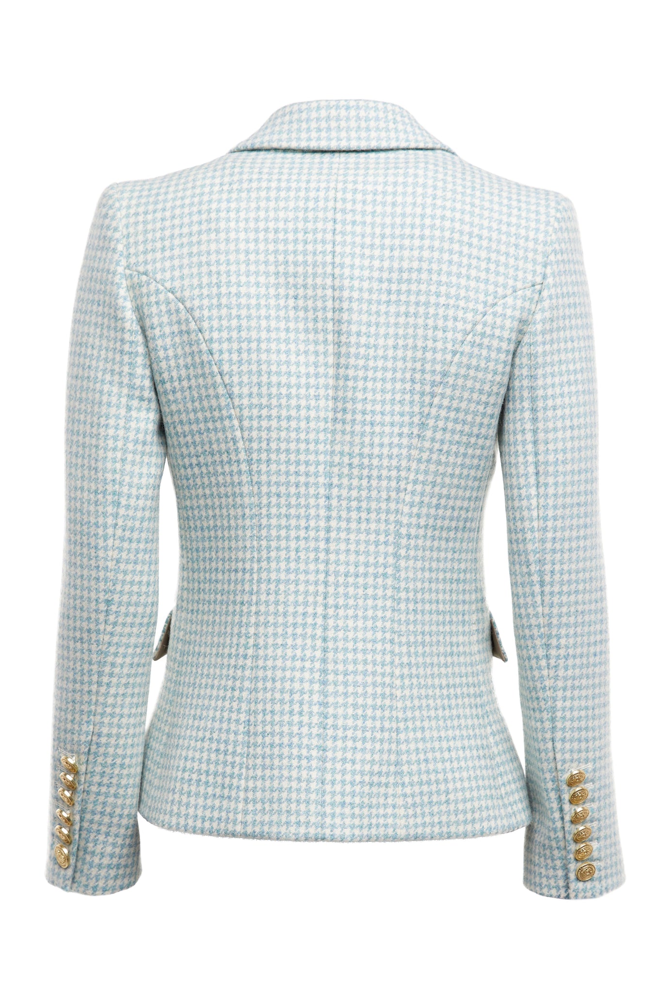 Knightsbridge Blazer (Teal Houndstooth)