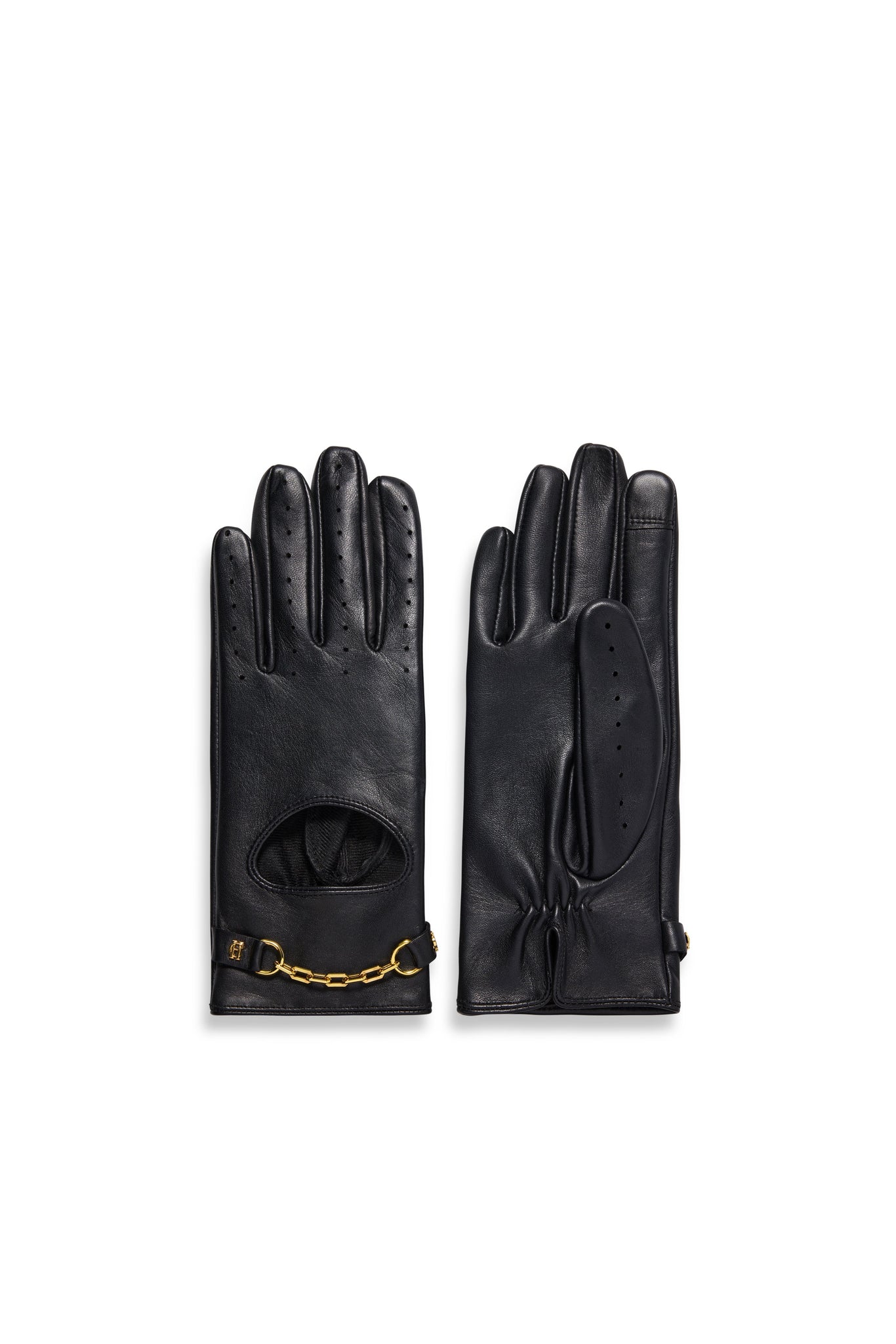 Leather Driving Gloves (Black)