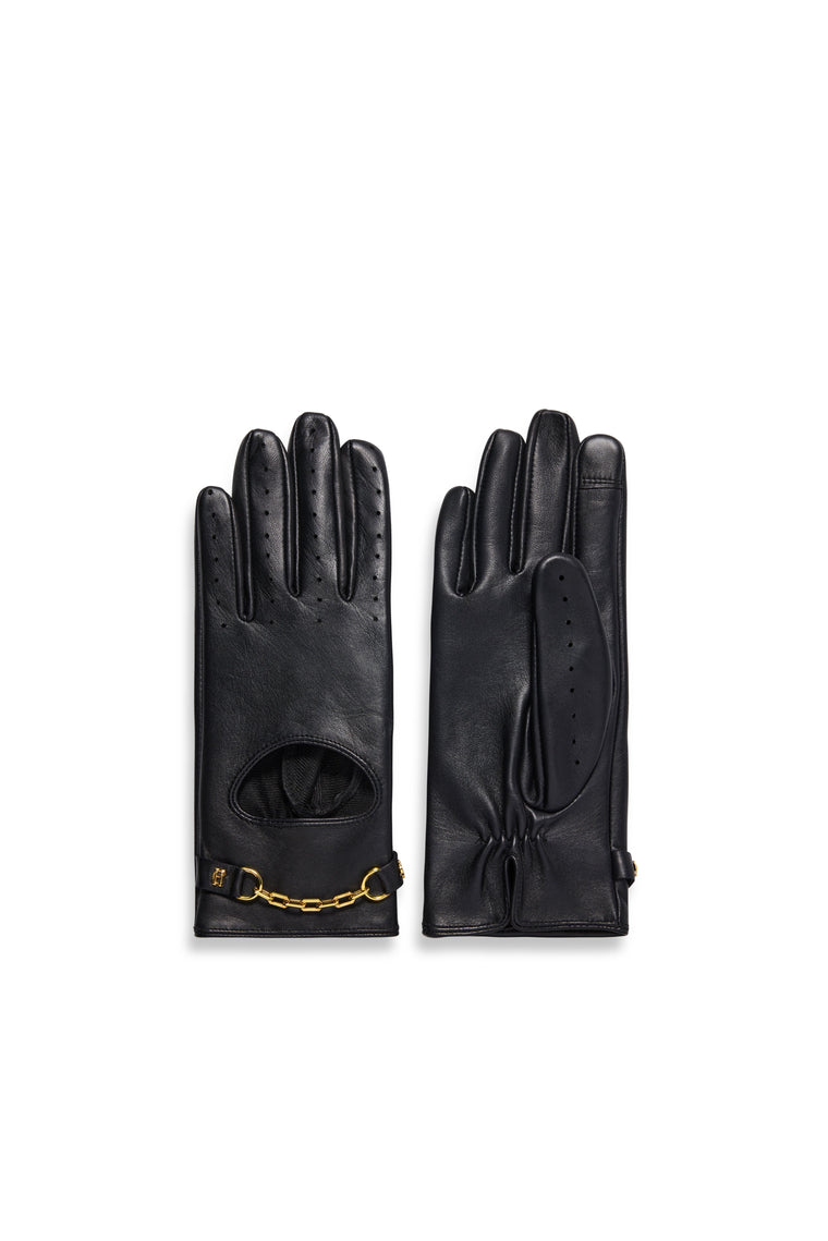 Leather Driving Gloves (Black)