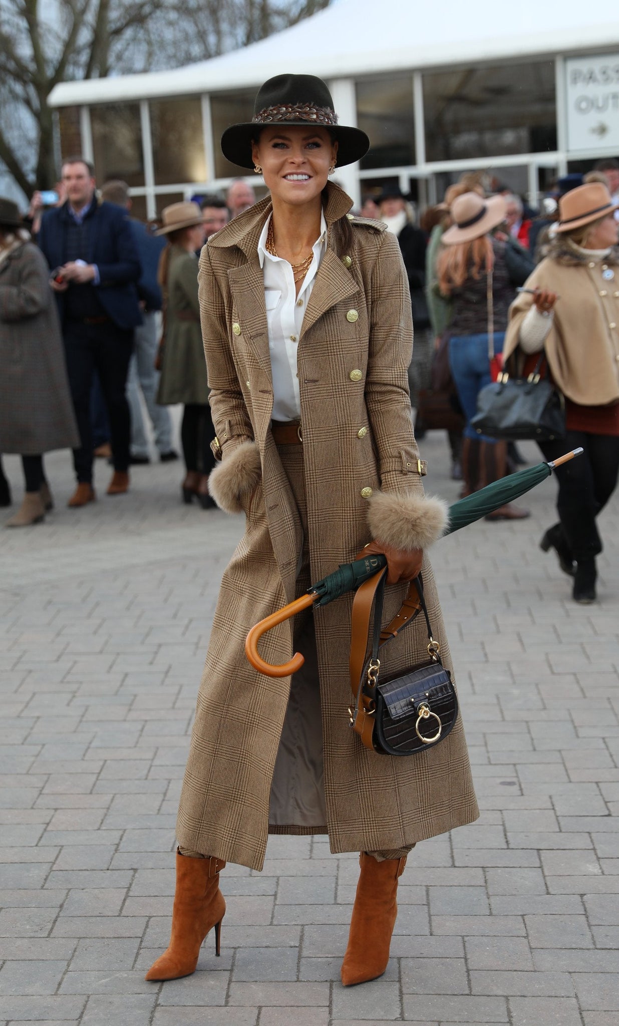 Full Length Marlborough Trench Coat (Tawny)